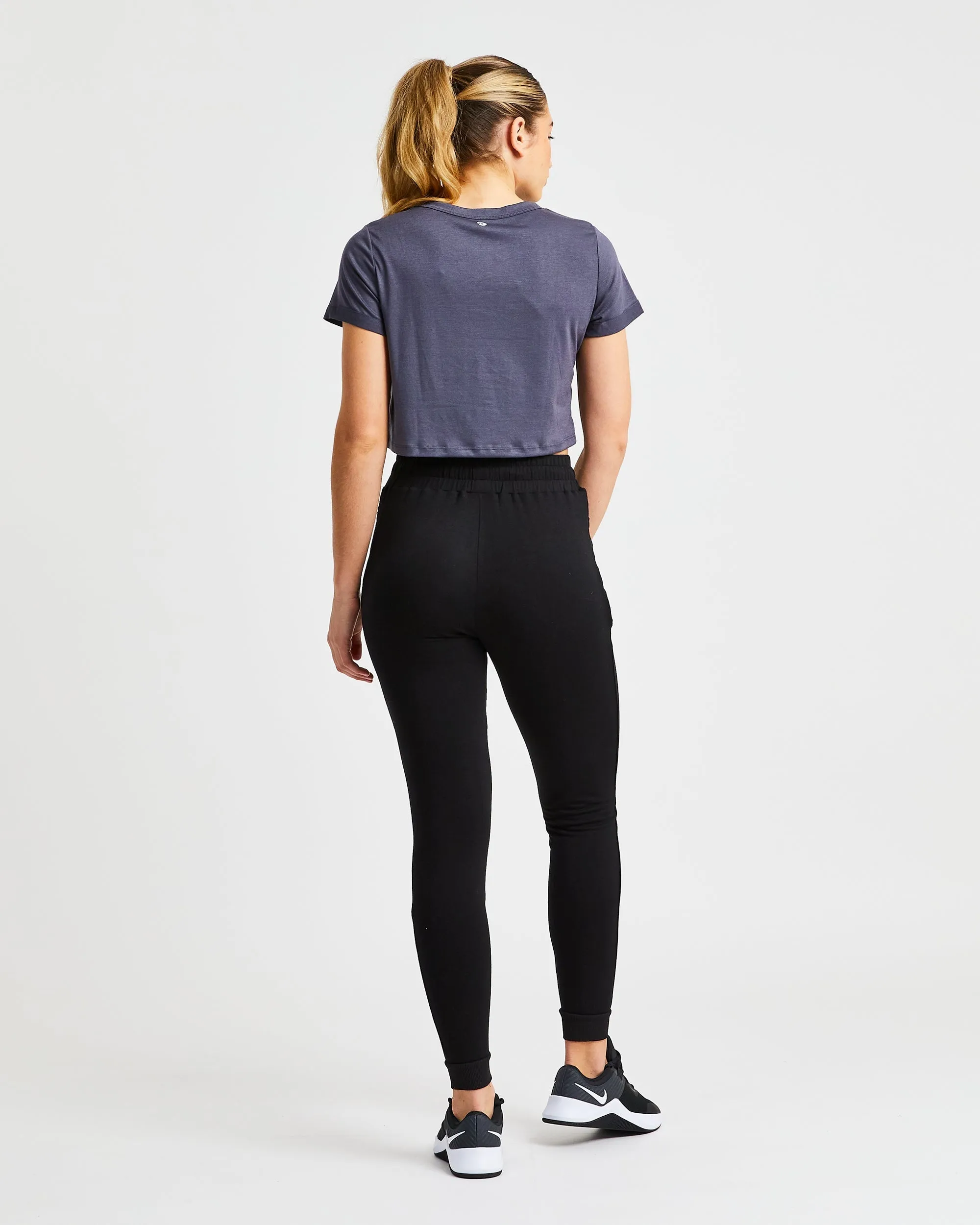 Element Crop Top - Charcoal sold by AYBL product image thumbnail 4