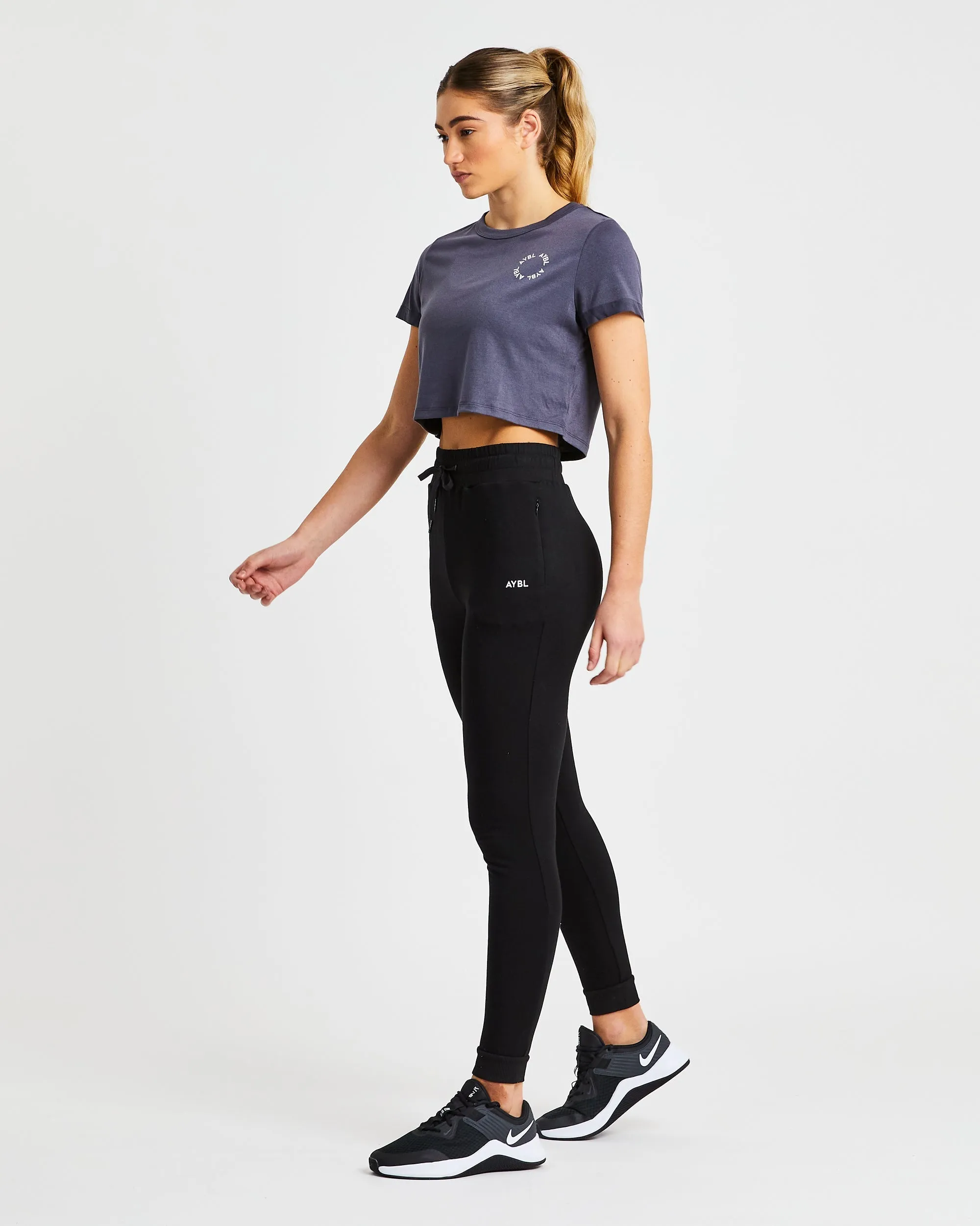 Element Crop Top - Charcoal sold by AYBL product image thumbnail 5