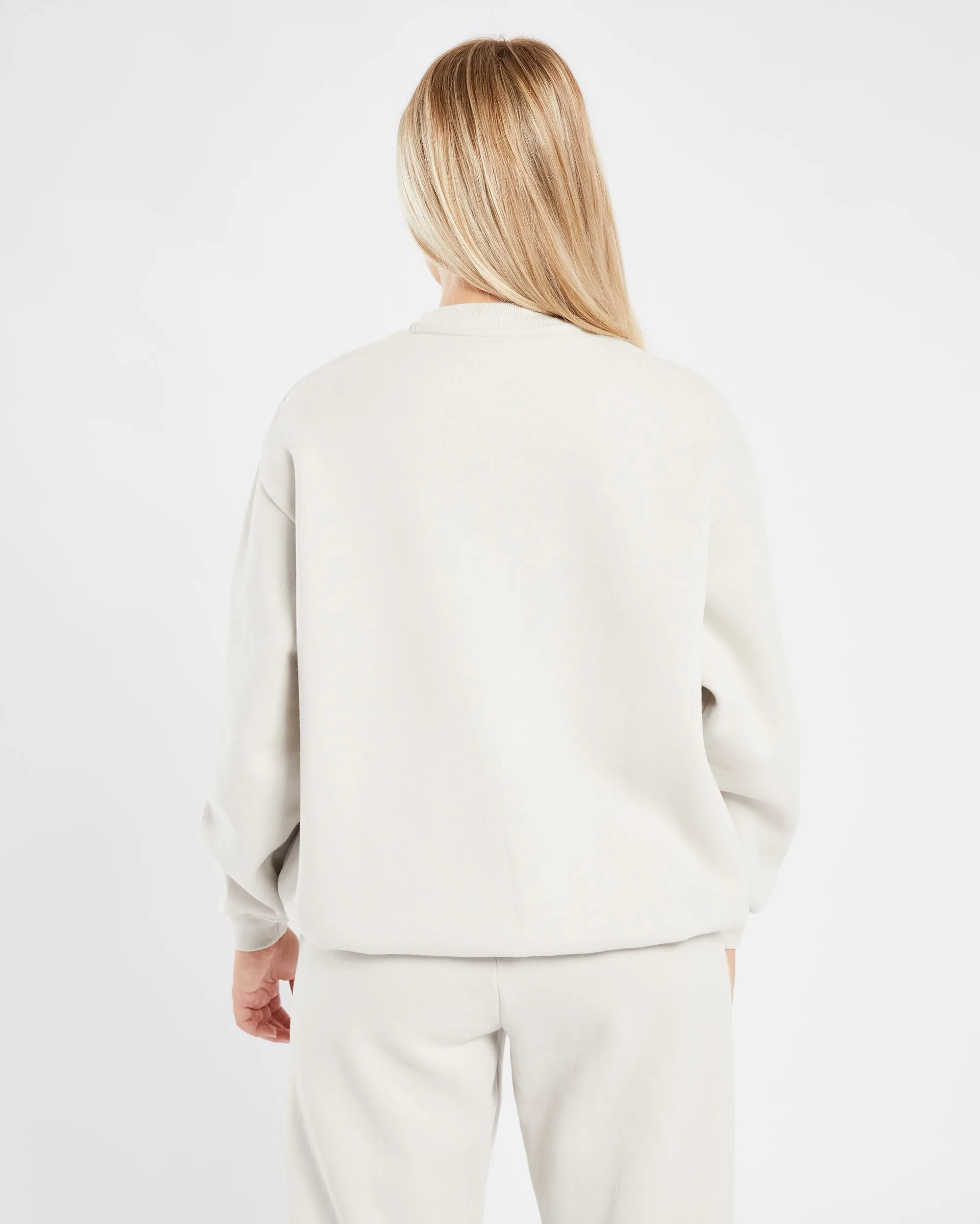 Varsity Oversized Sweatshirt - Sand sold by AYBL product image thumbnail 2