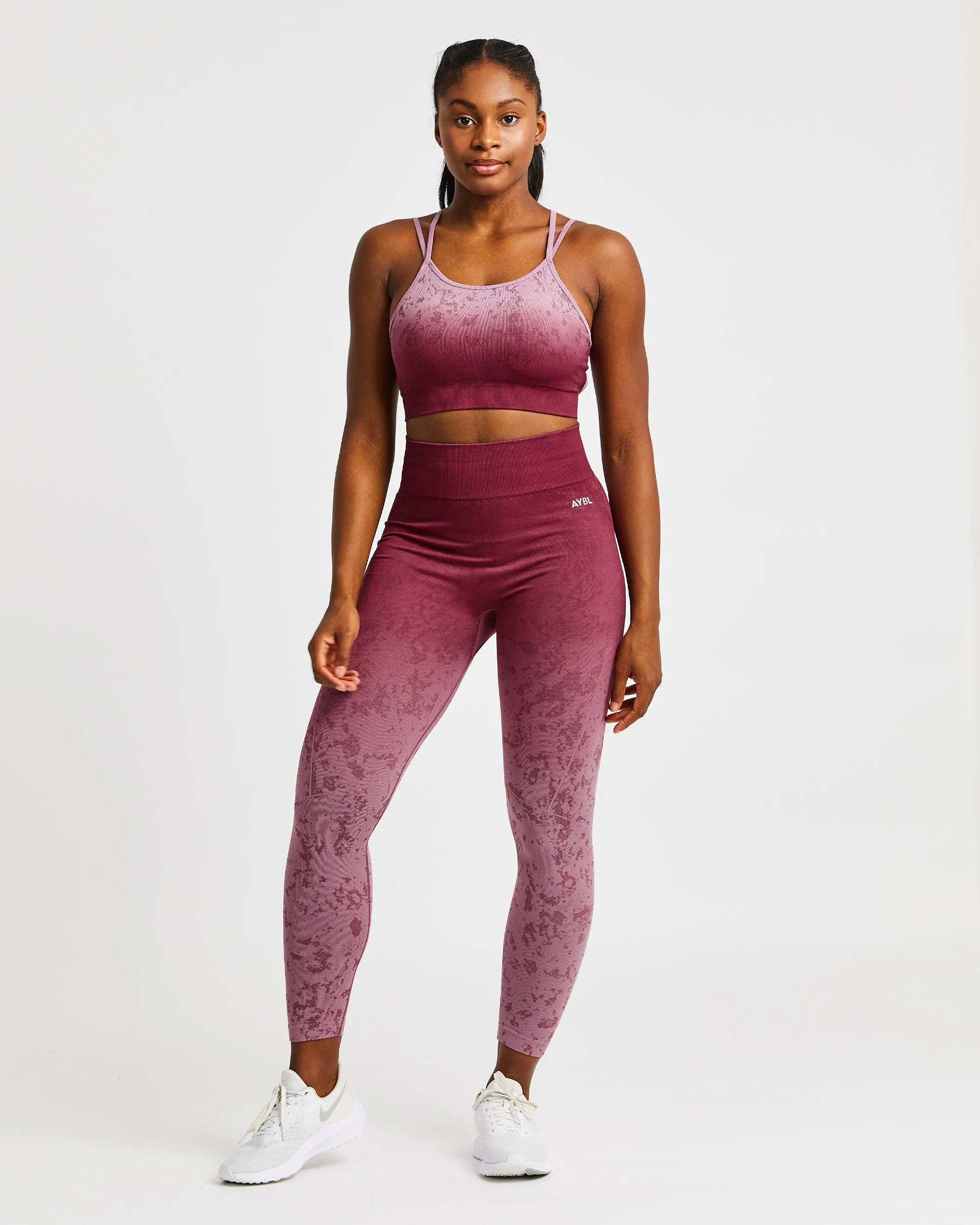 Flare Seamless Leggings - Plum sold by AYBL product image thumbnail 3