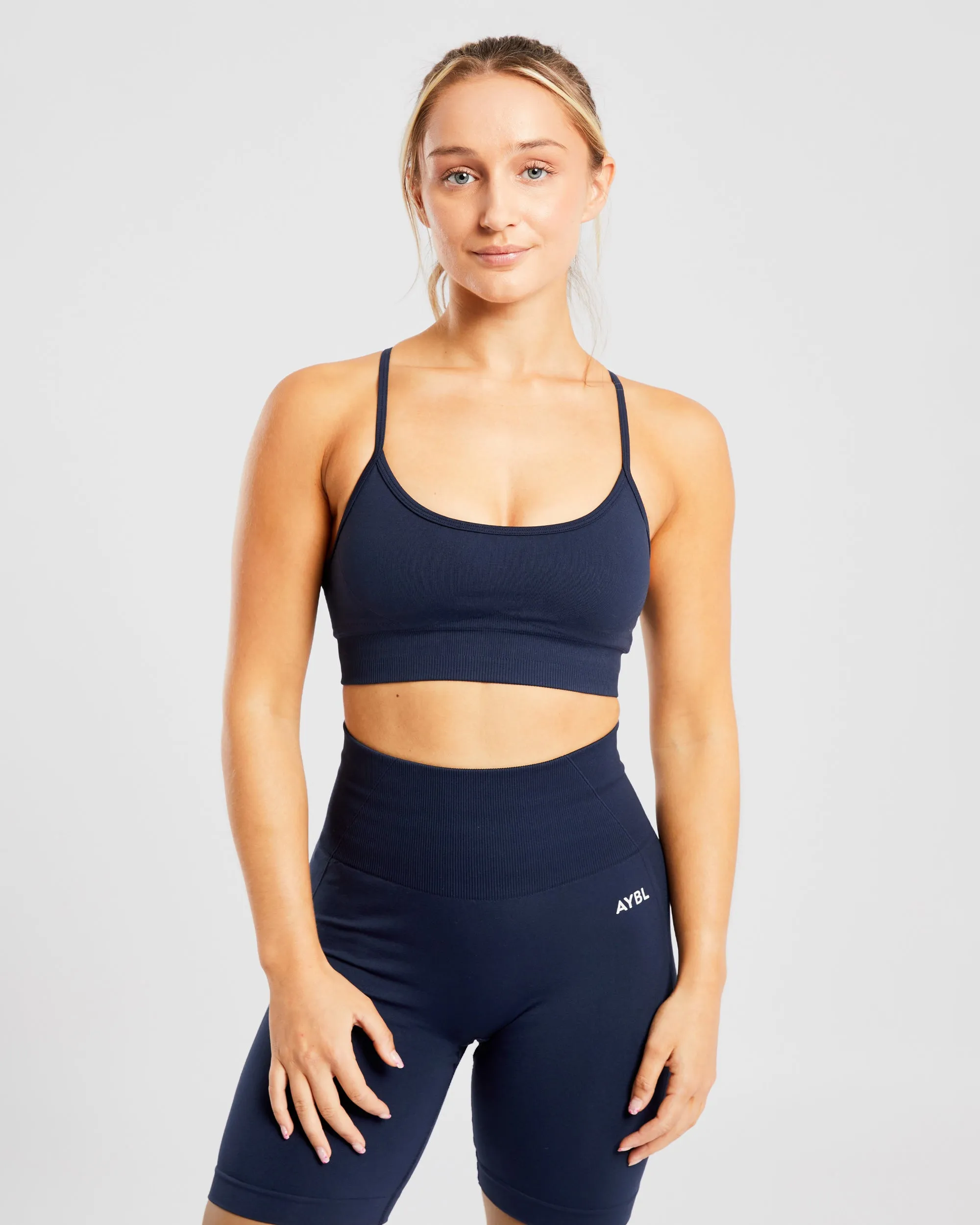 Empower Seamless Sports Bra - Navy sold by AYBL