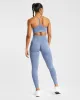 Empower Seamless Sports Bra - Blue Marl sold by AYBL