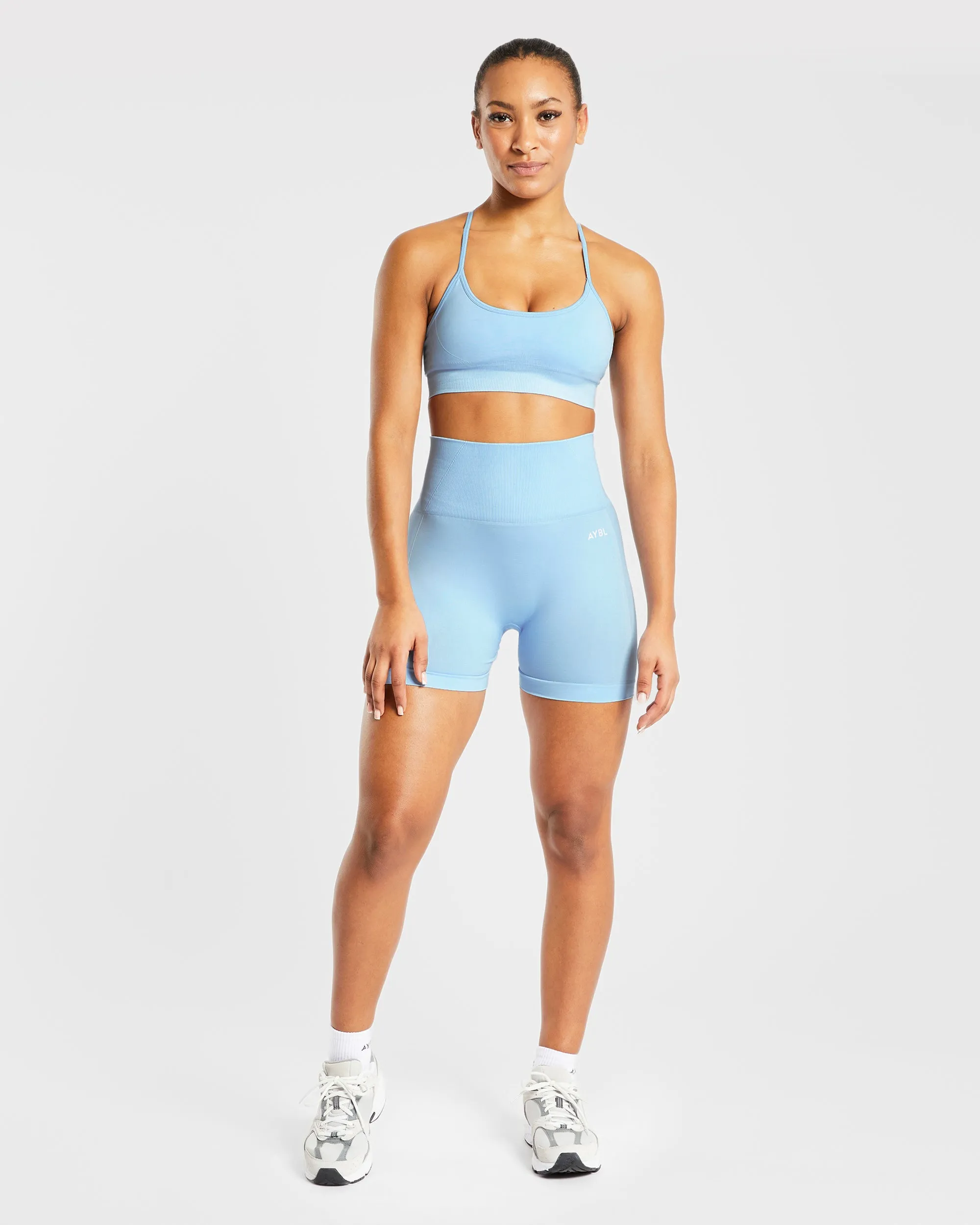 Empower Seamless Sports Bra - Sky Blue sold by AYBL product image thumbnail 3