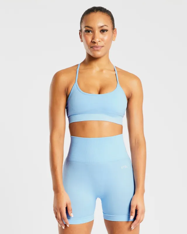 Empower Seamless Sports Bra - Sky Blue sold by AYBL