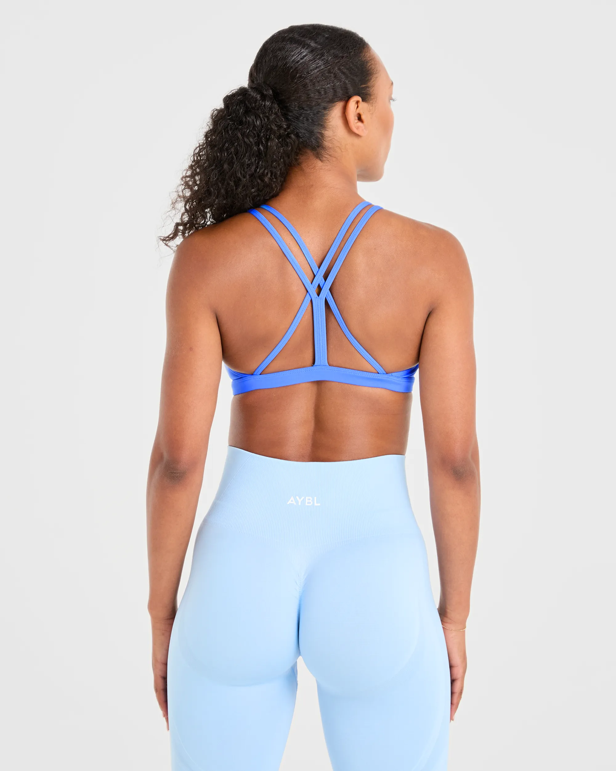 Essential Strappy Sports Bra - Summer Blue sold by AYBL product image thumbnail 2