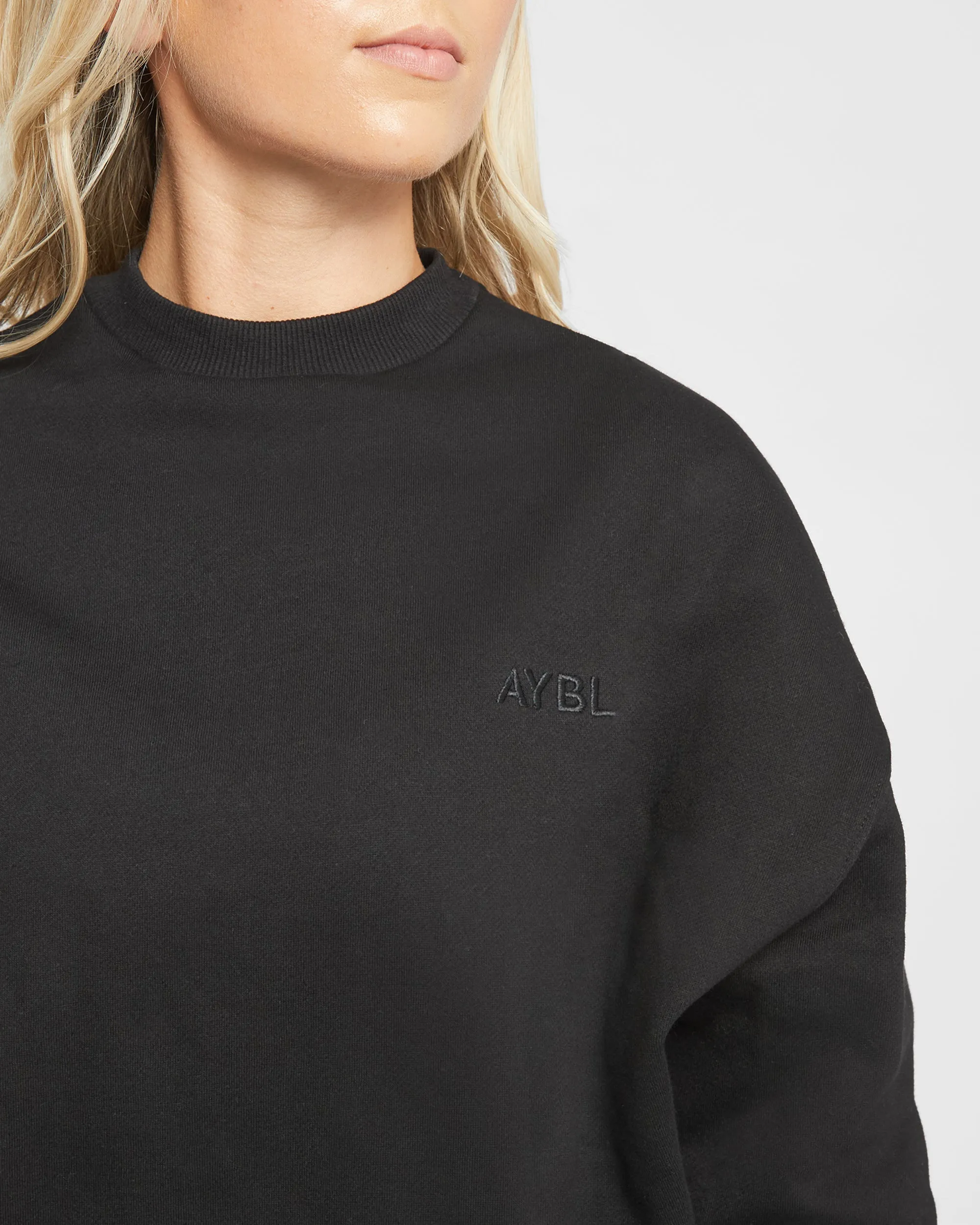 Premium Oversized Sweatshirt - Black sold by AYBL product image thumbnail 5