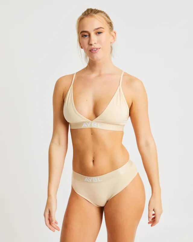 Cotton Bra - Nude sold by AYBL