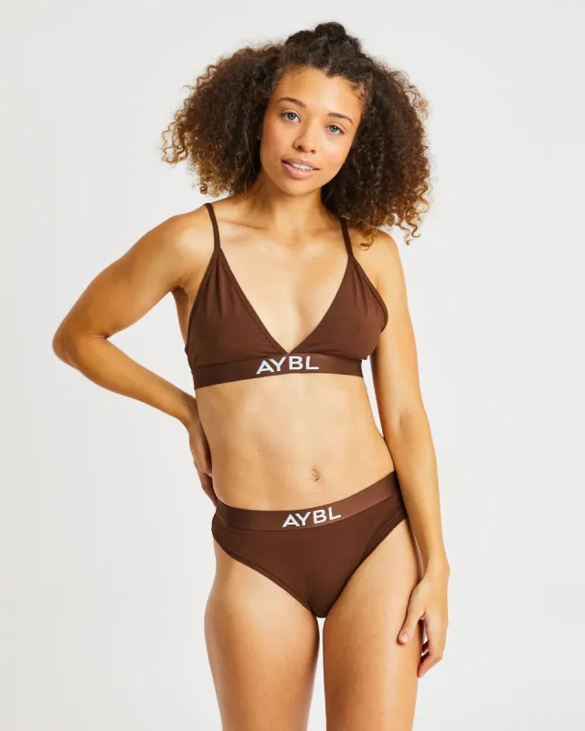 Cotton Bra - Brown sold by AYBL