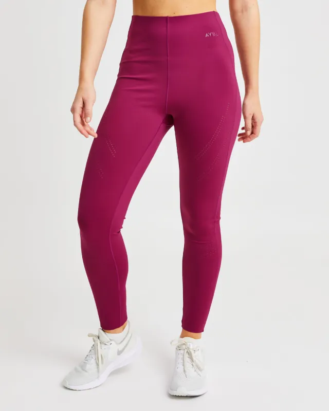 Fusion Leggings - Berry Wine sold by AYBL