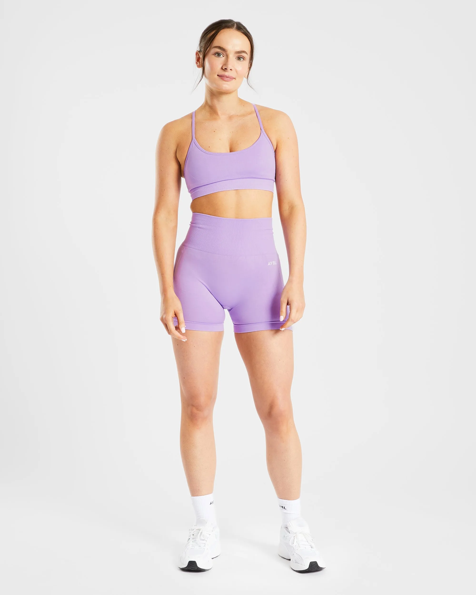 Empower Seamless Sports Bra - Purple sold by AYBL product image thumbnail 3