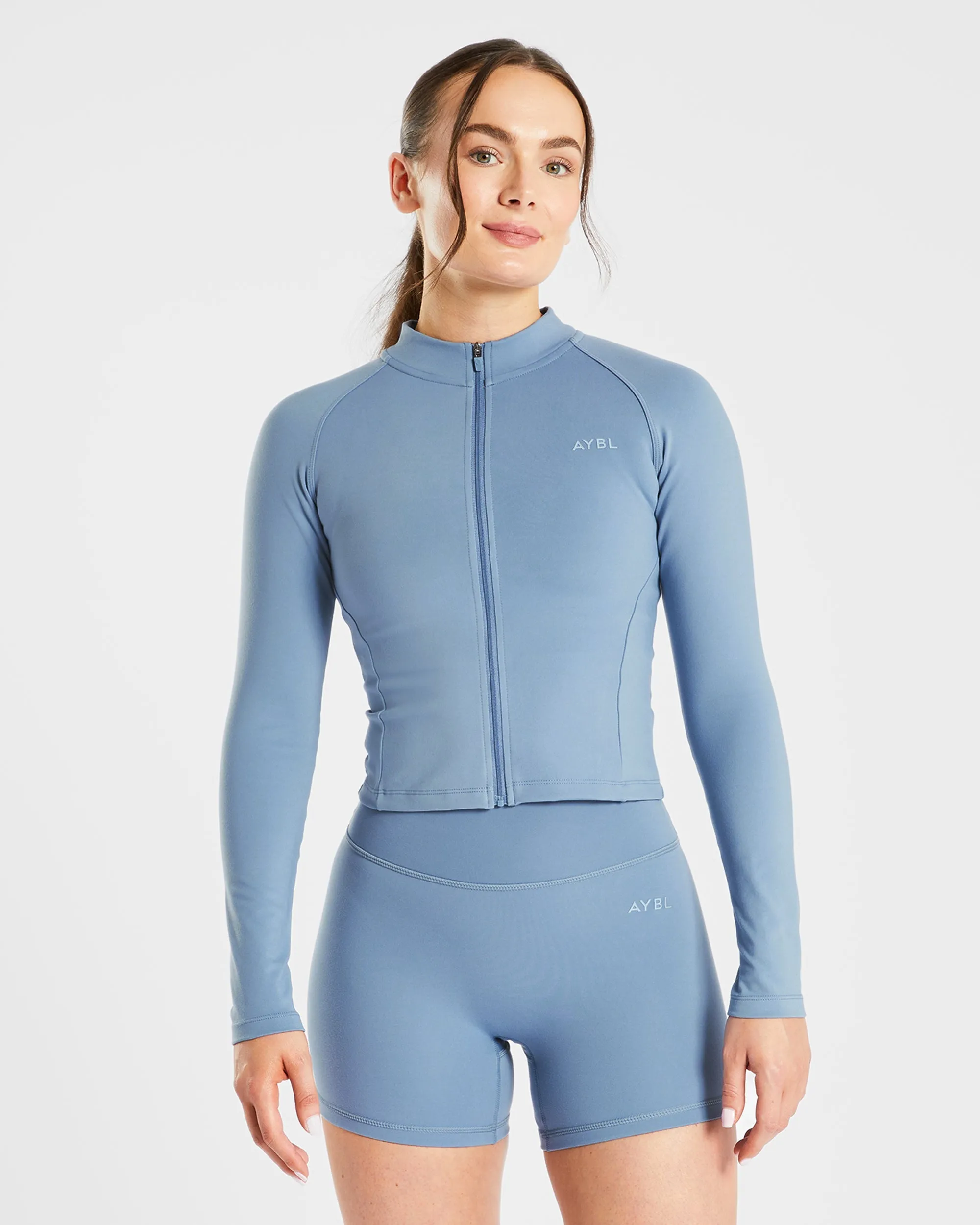 Staple Zip Jacket - Slate Blue sold by AYBL