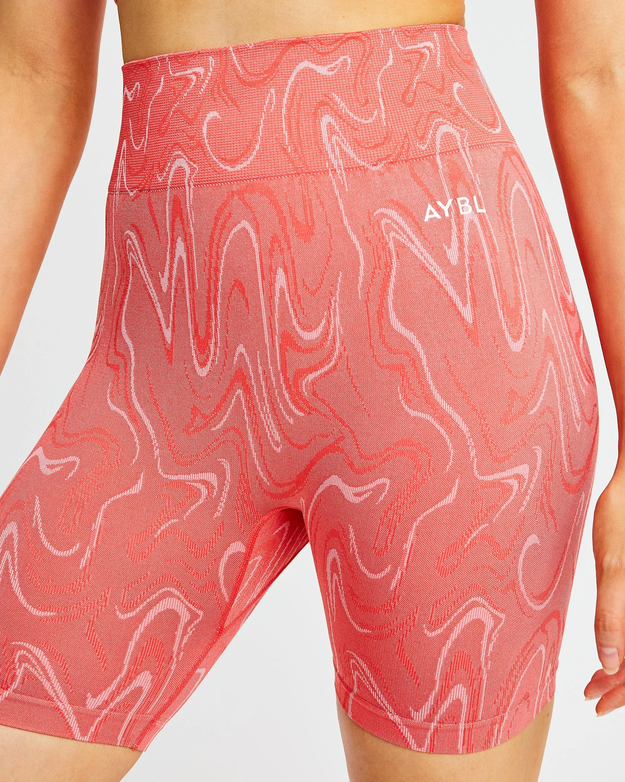 Velocity Seamless Shorts - Coral sold by AYBL product image thumbnail 5