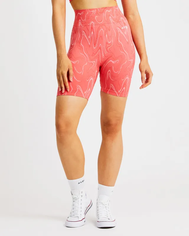 Velocity Seamless Shorts - Coral sold by AYBL