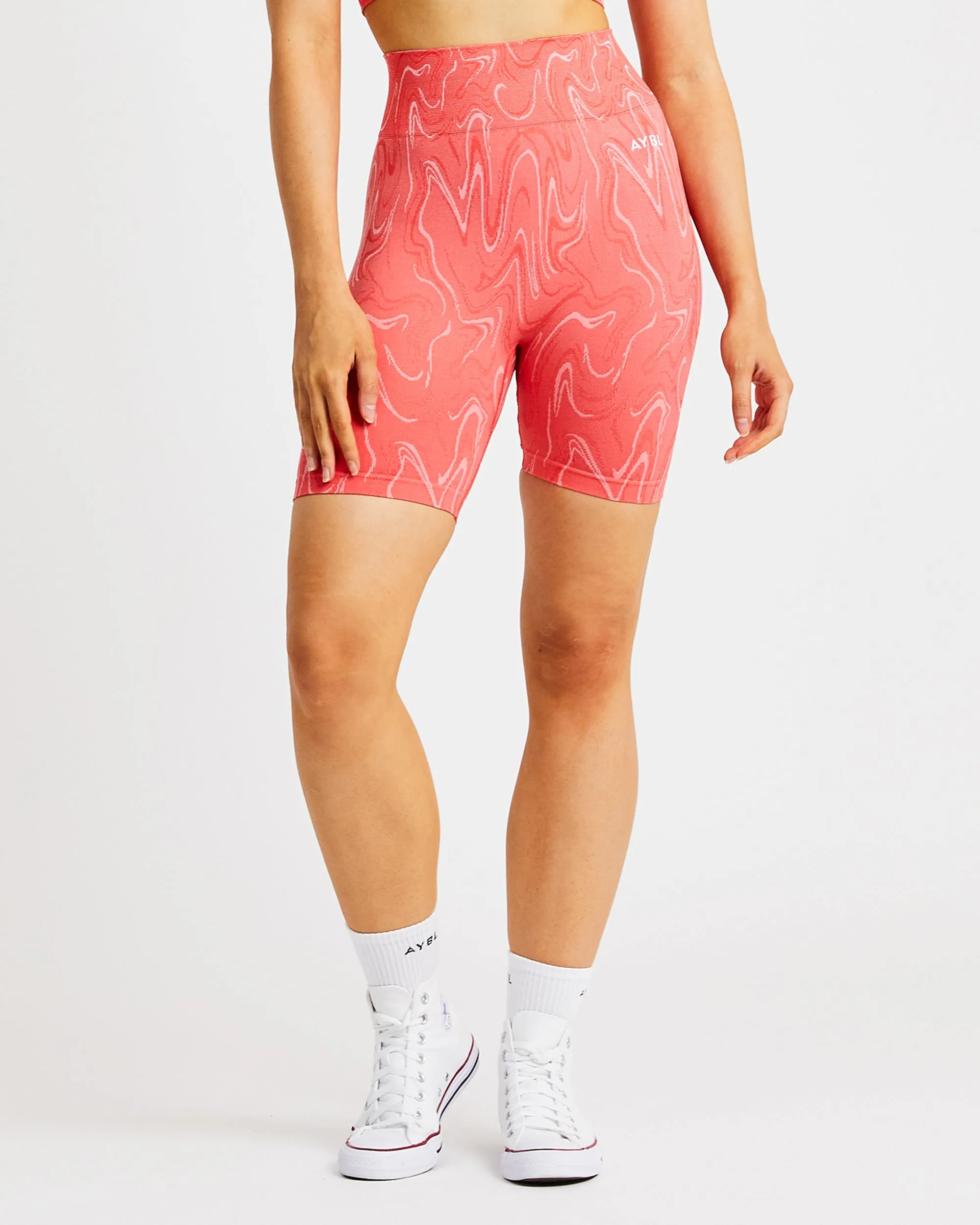 Velocity Seamless Shorts - Coral sold by AYBL