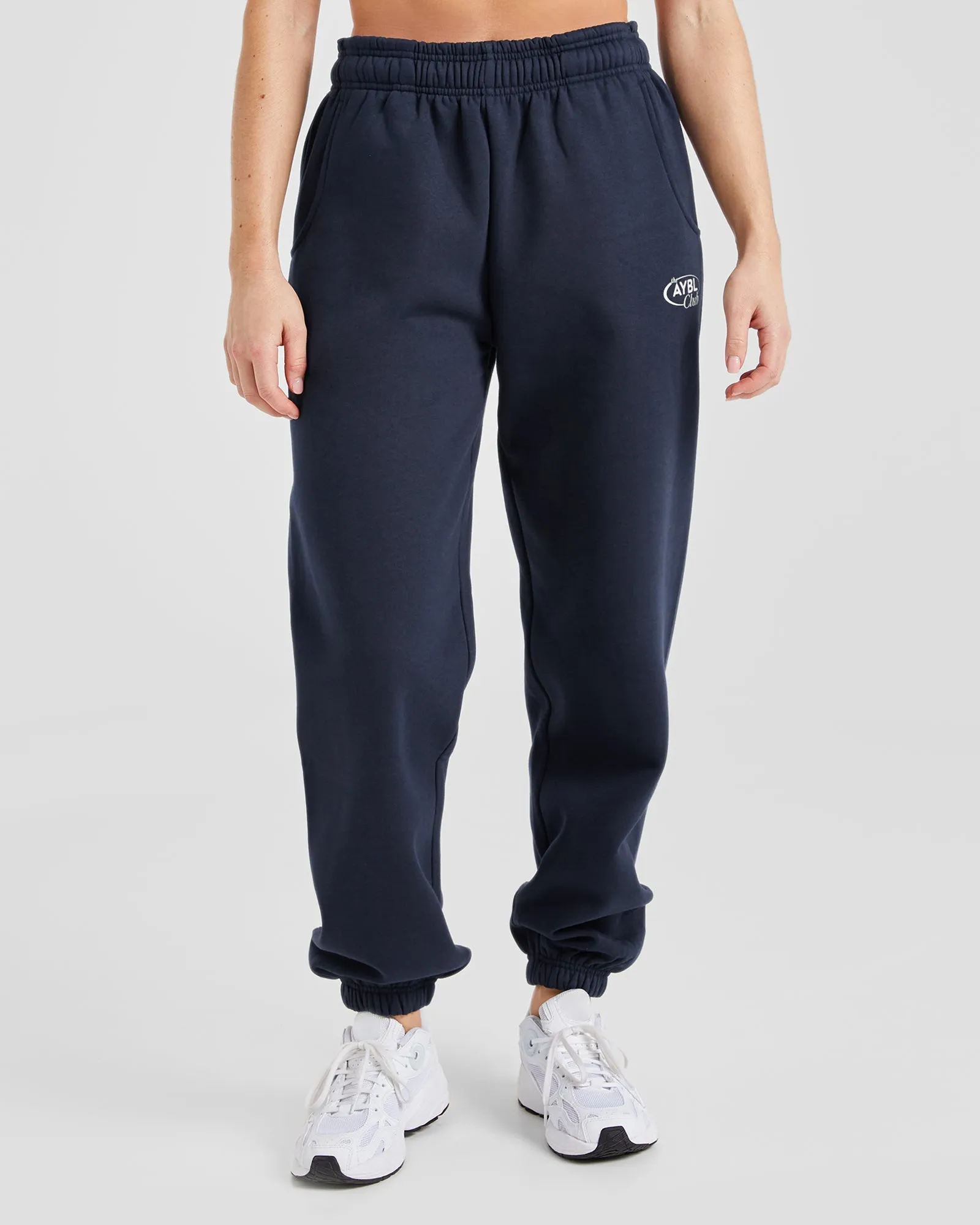 AYBL Club Oversized Joggers - Navy/Sand sold by AYBL
