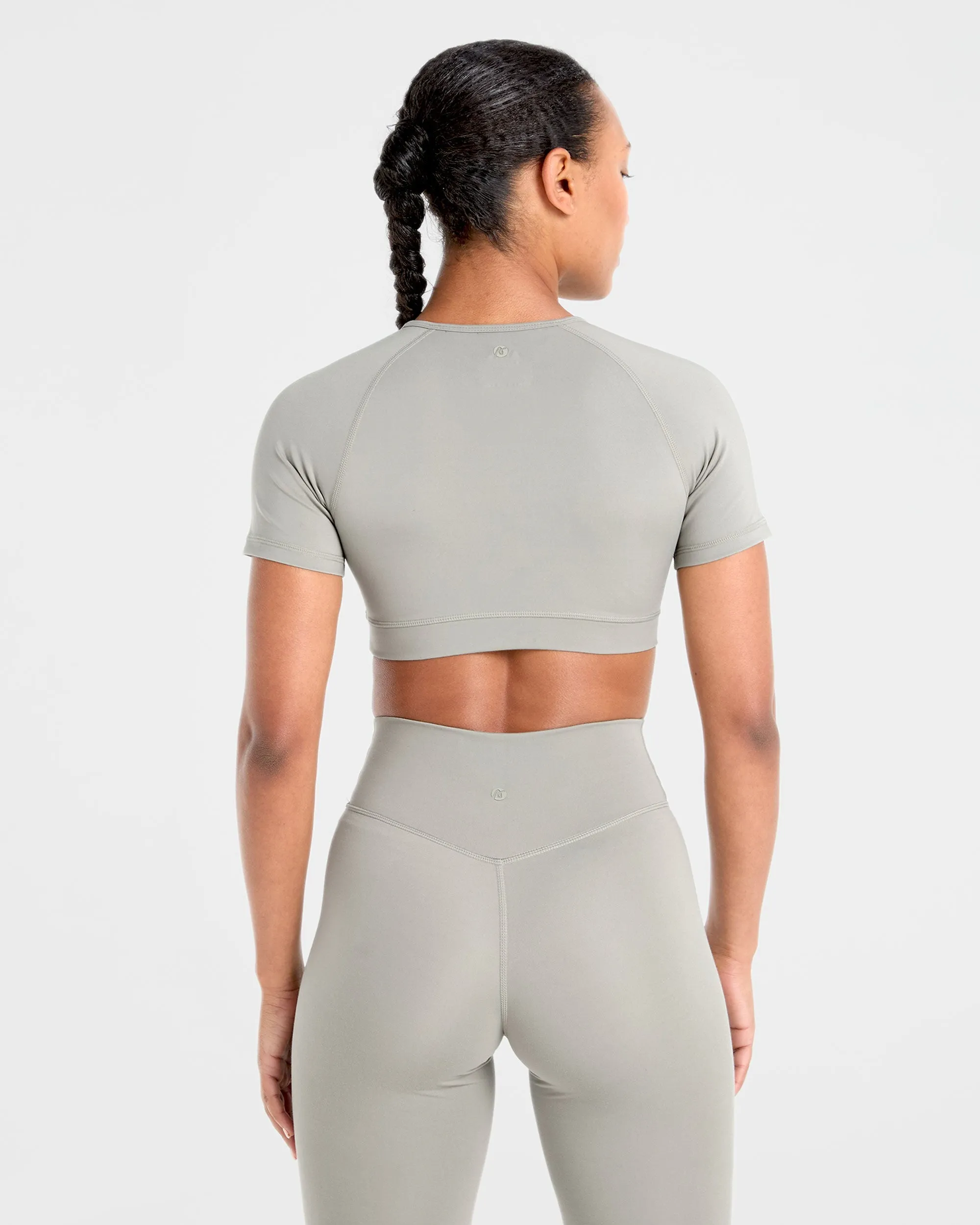 Staple Crop Top - Washed Olive sold by AYBL product image thumbnail 2