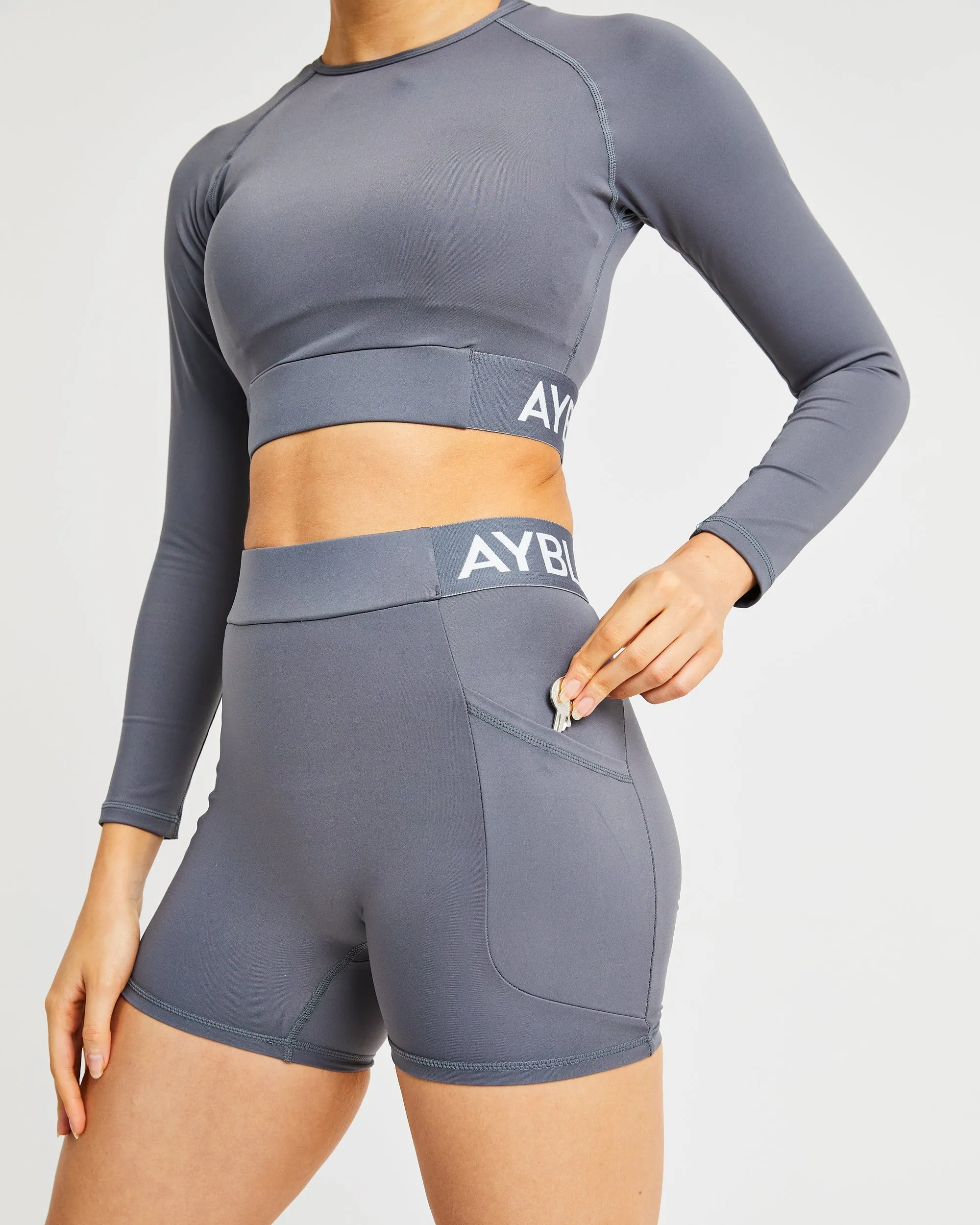 Training Shorts - Grey sold by AYBL product image thumbnail 5