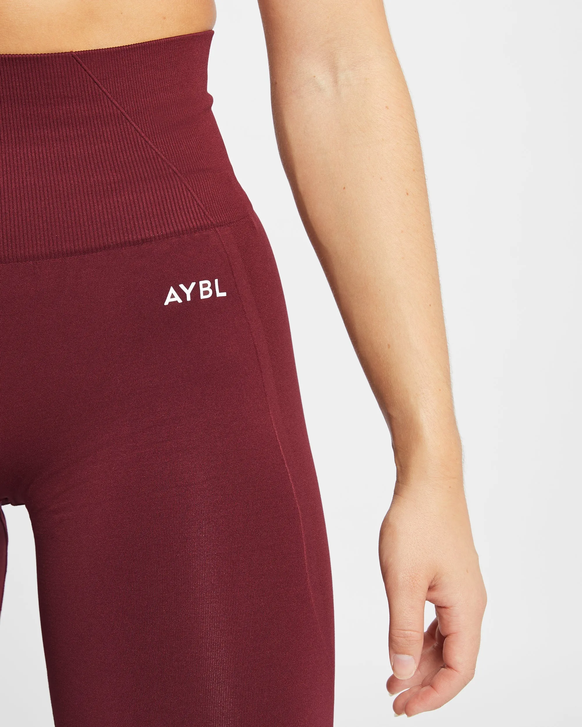 Empower Seamless Leggings - Red Wine sold by AYBL product image thumbnail 5