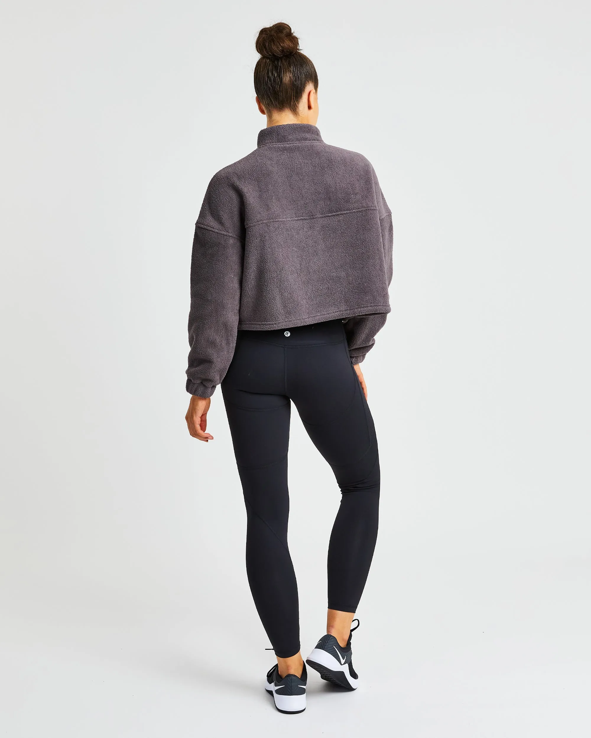 Effortless Oversized Crop Fleece - Charcoal sold by AYBL product image thumbnail 4