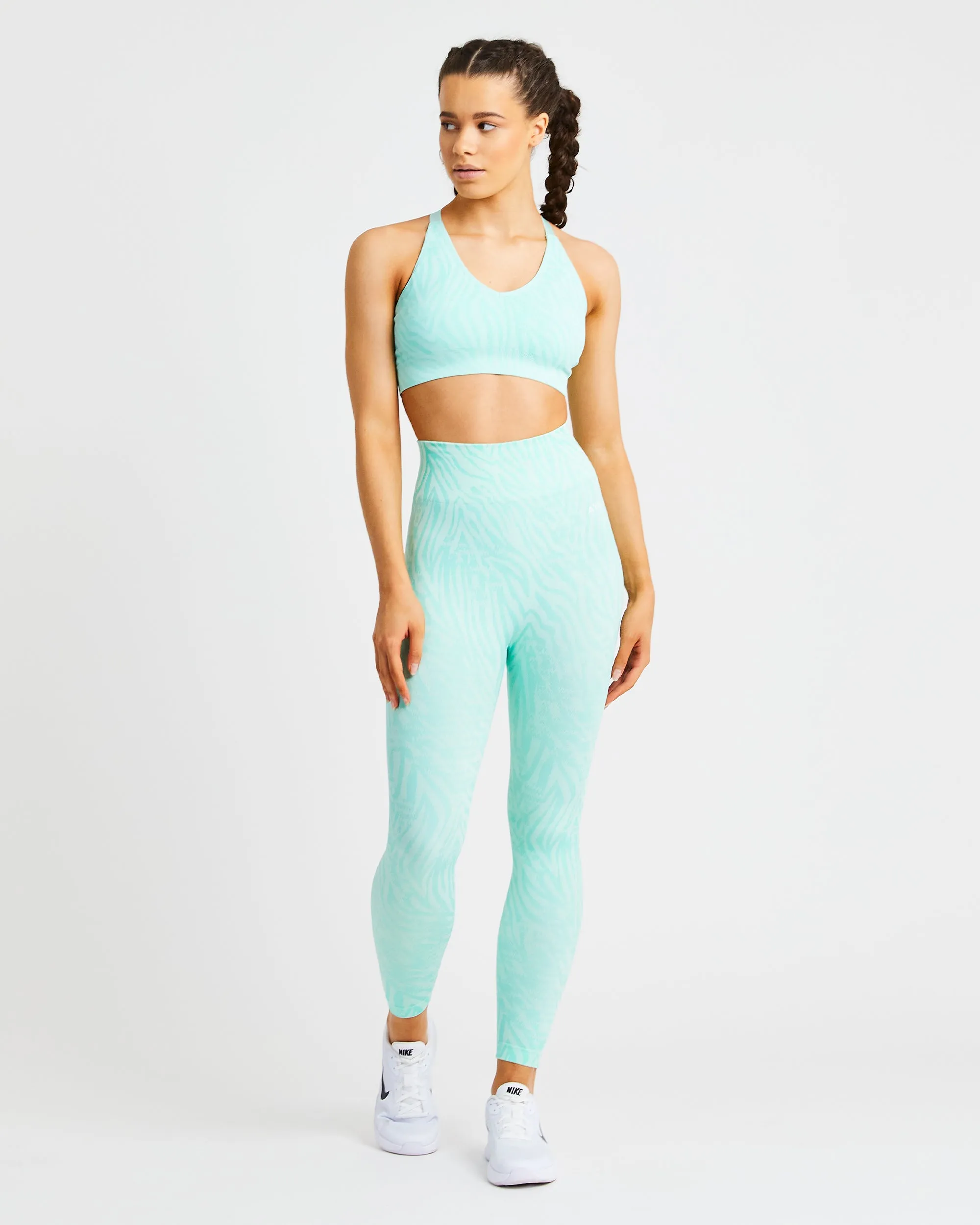 Evolve Animal Seamless Leggings - Mint Green sold by AYBL product image thumbnail 3