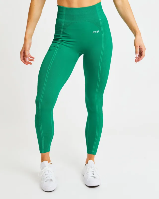 Reflex Seamless Leggings - Emerald Green sold by AYBL