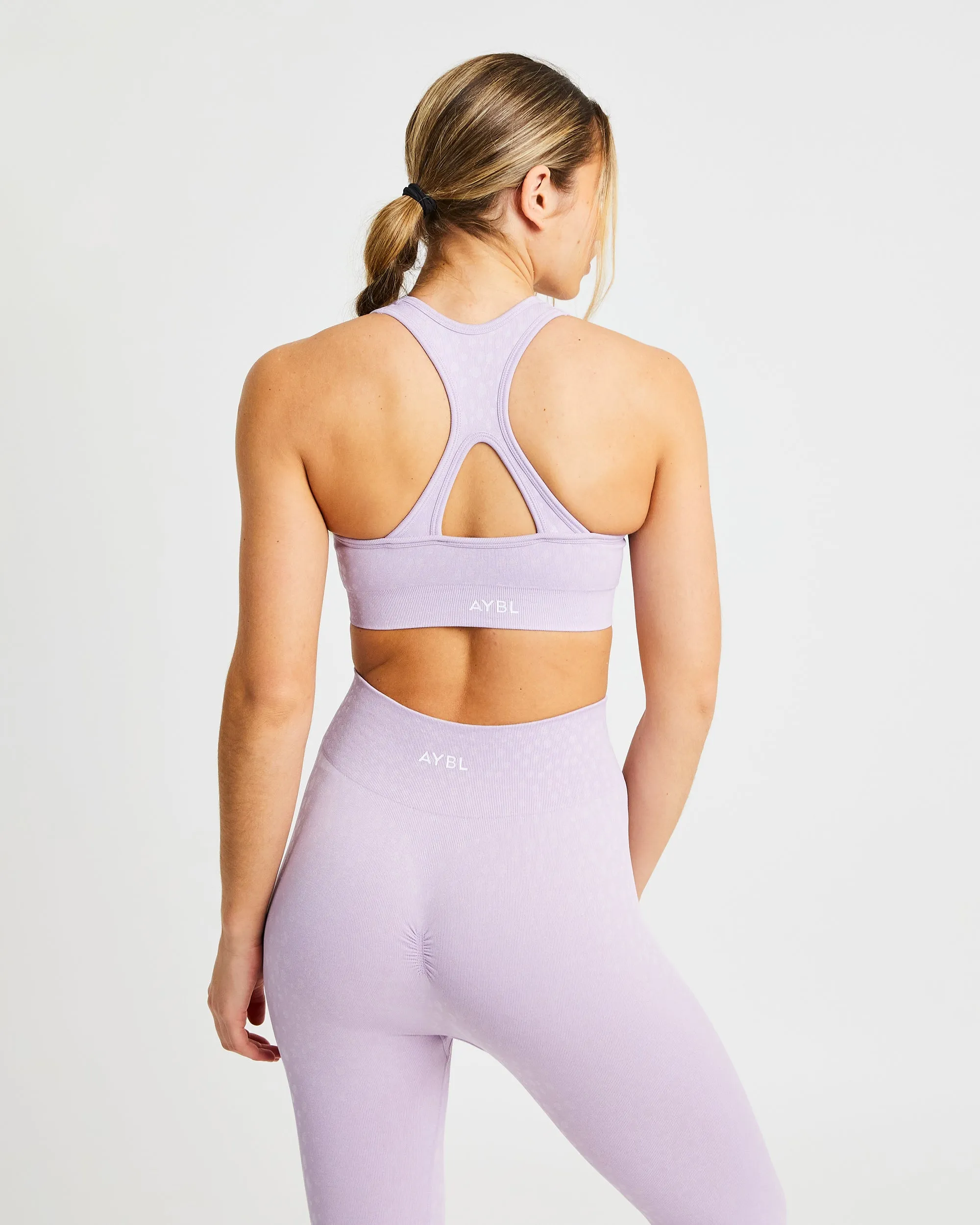 Evolve Speckle Seamless Sports Bra - Lilac sold by AYBL product image thumbnail 2