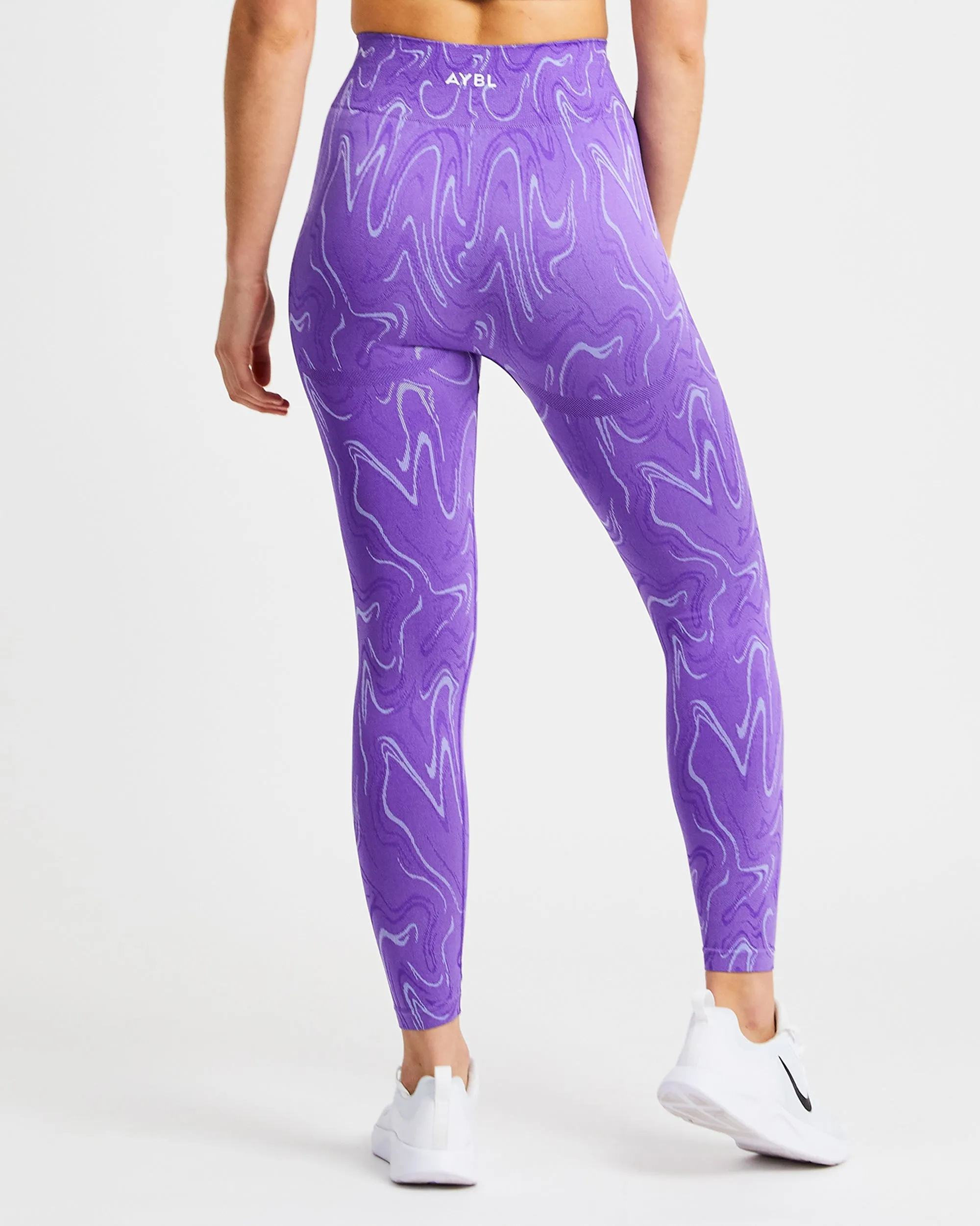 Velocity Seamless Leggings - Purple sold by AYBL product image thumbnail 2