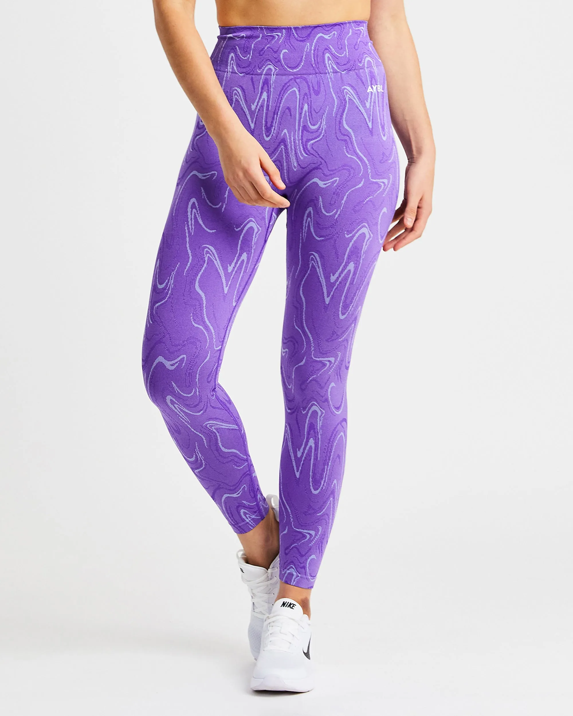 Velocity Seamless Leggings - Purple sold by AYBL