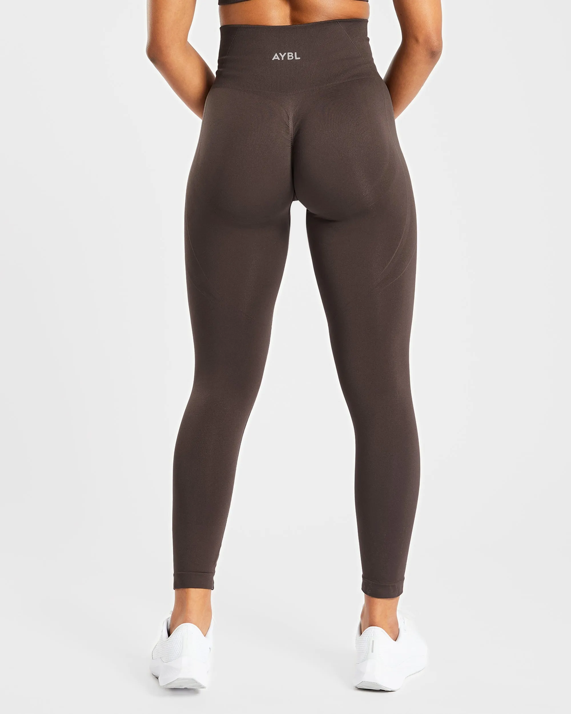 Empower Seamless Leggings - Cocoa Brown sold by AYBL product image thumbnail 2