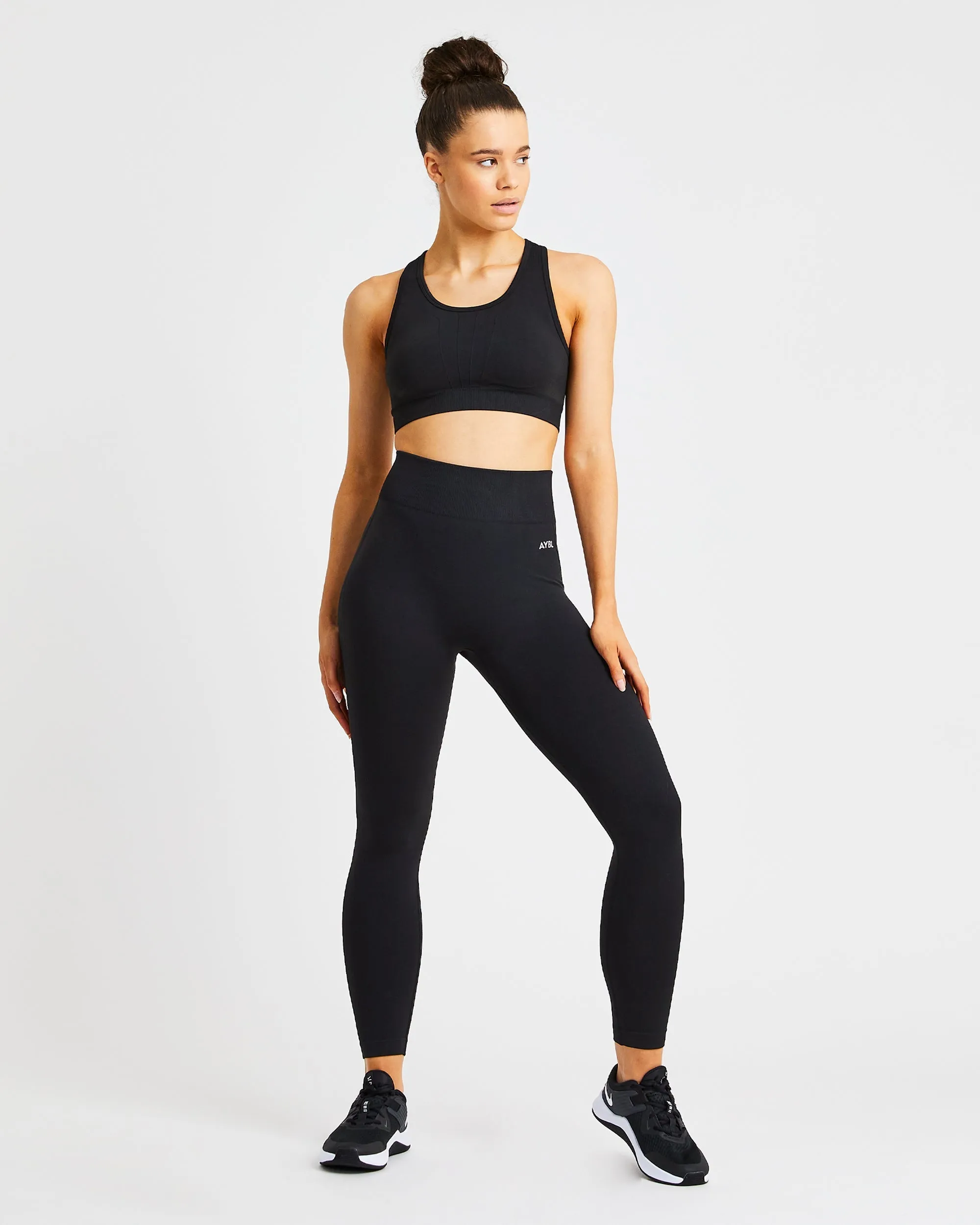 Pulse Seamless Leggings - Black sold by AYBL product image thumbnail 3
