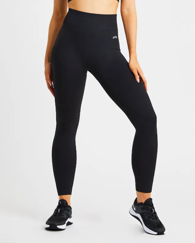 Pulse Seamless Leggings - Black sold by AYBL