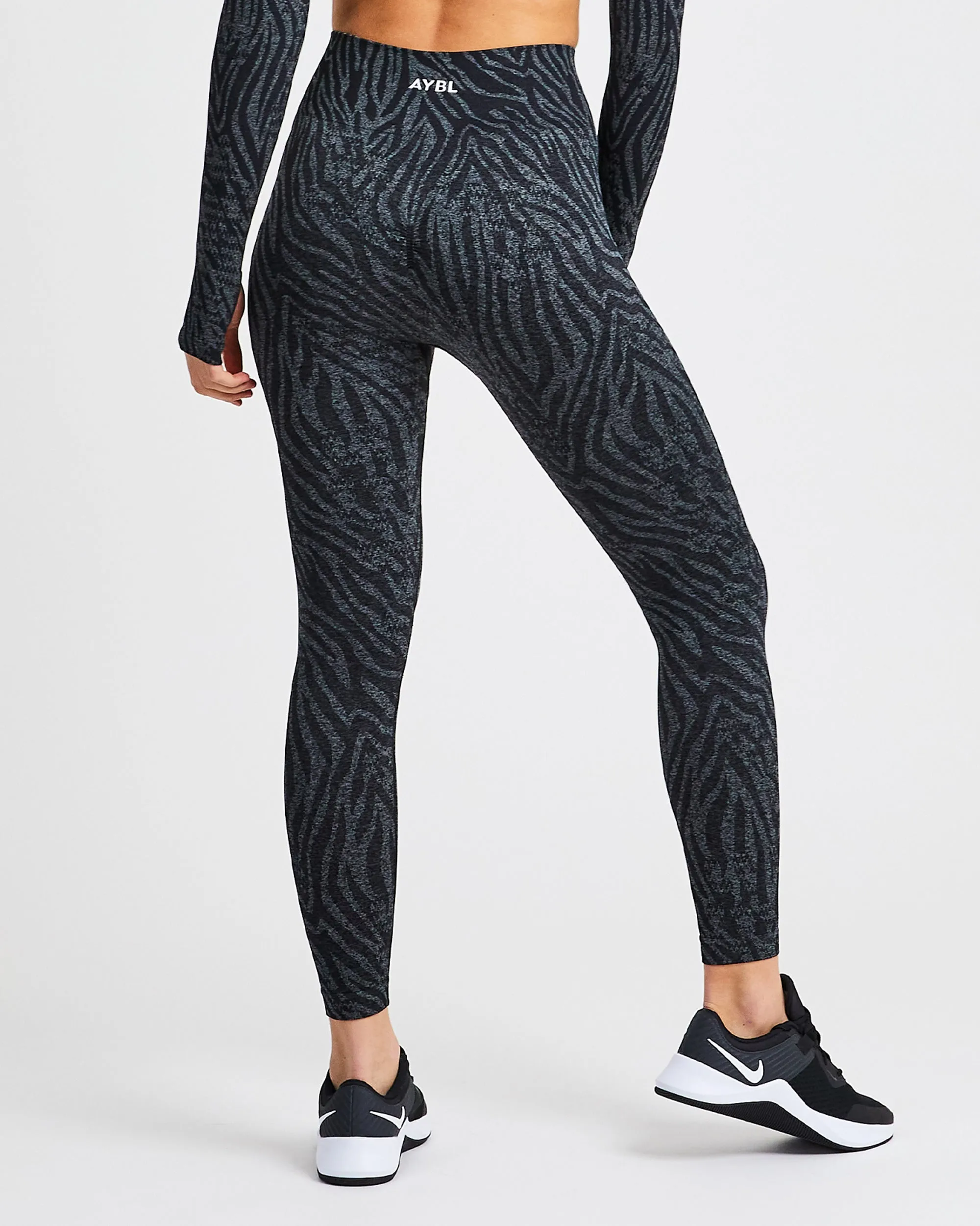 Evolve Animal Seamless Leggings - Black sold by AYBL product image thumbnail 2