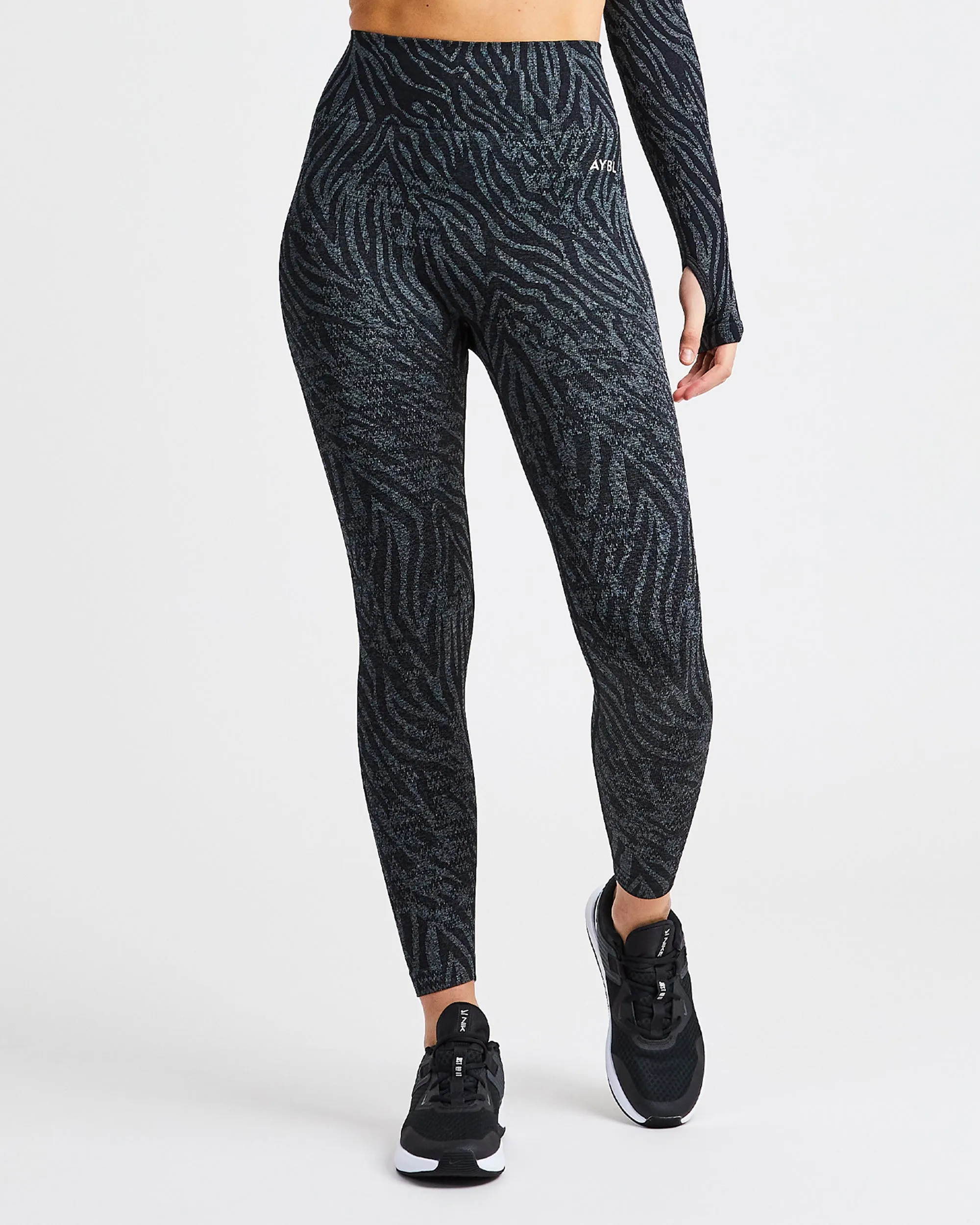 Evolve Animal Seamless Leggings - Black sold by AYBL