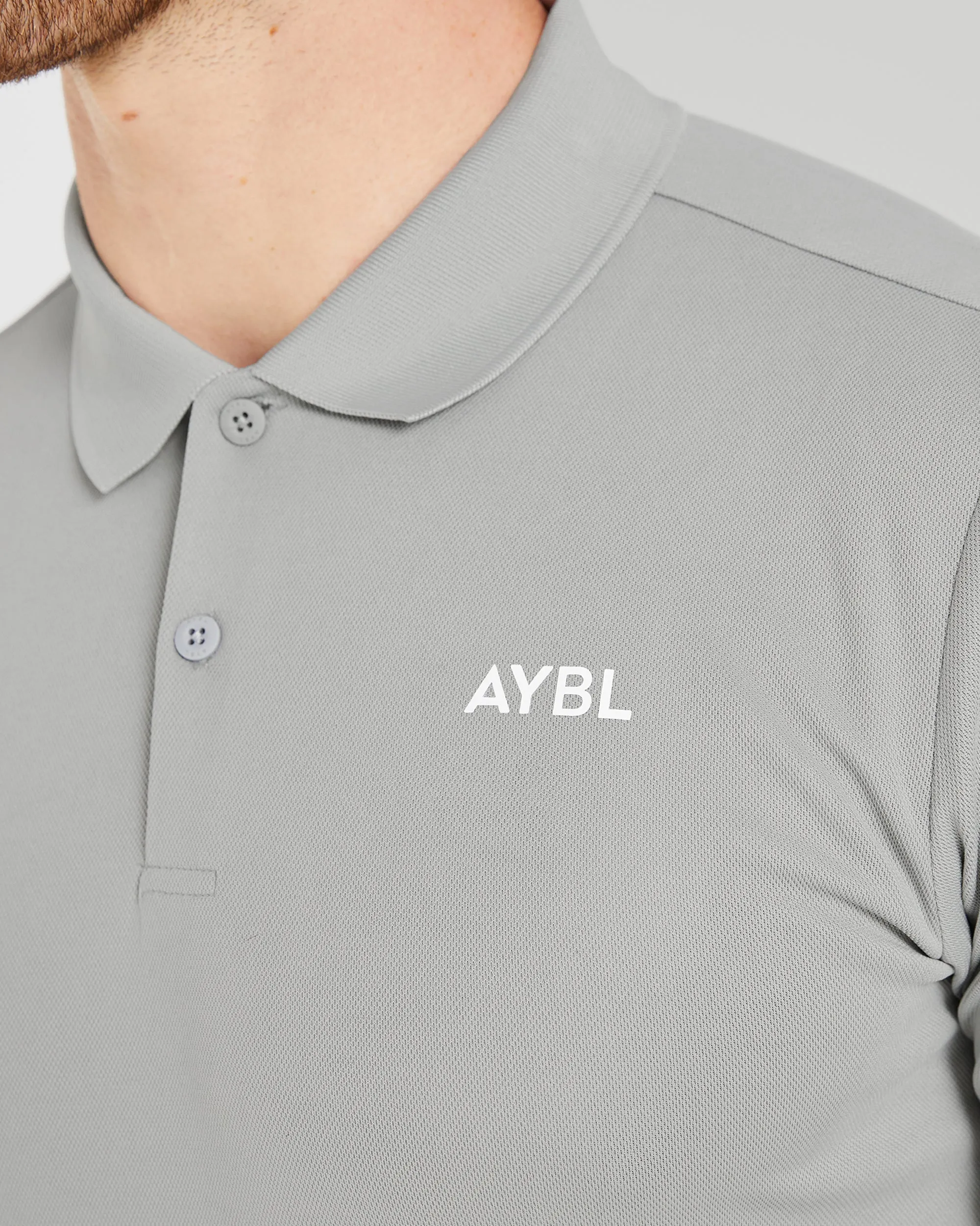 Performance Polo Shirt - Light Grey sold by AYBL product image thumbnail 5