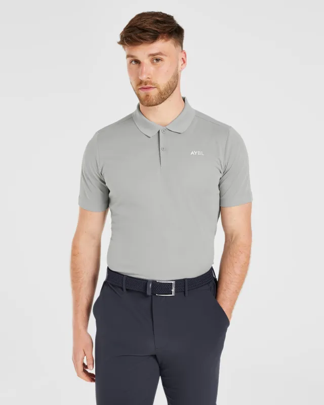 Performance Polo Shirt - Light Grey sold by AYBL