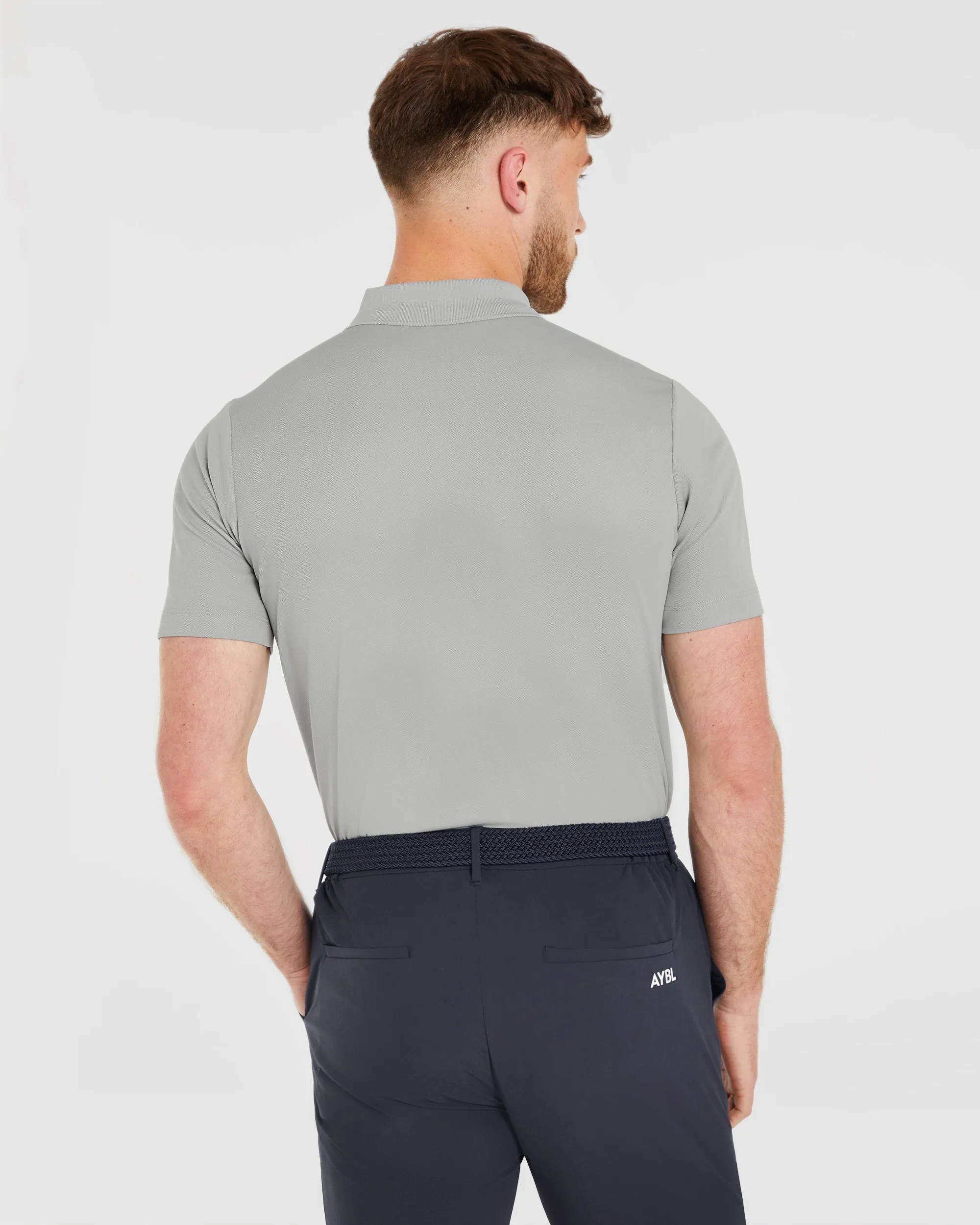 Performance Polo Shirt - Light Grey sold by AYBL product image thumbnail 2