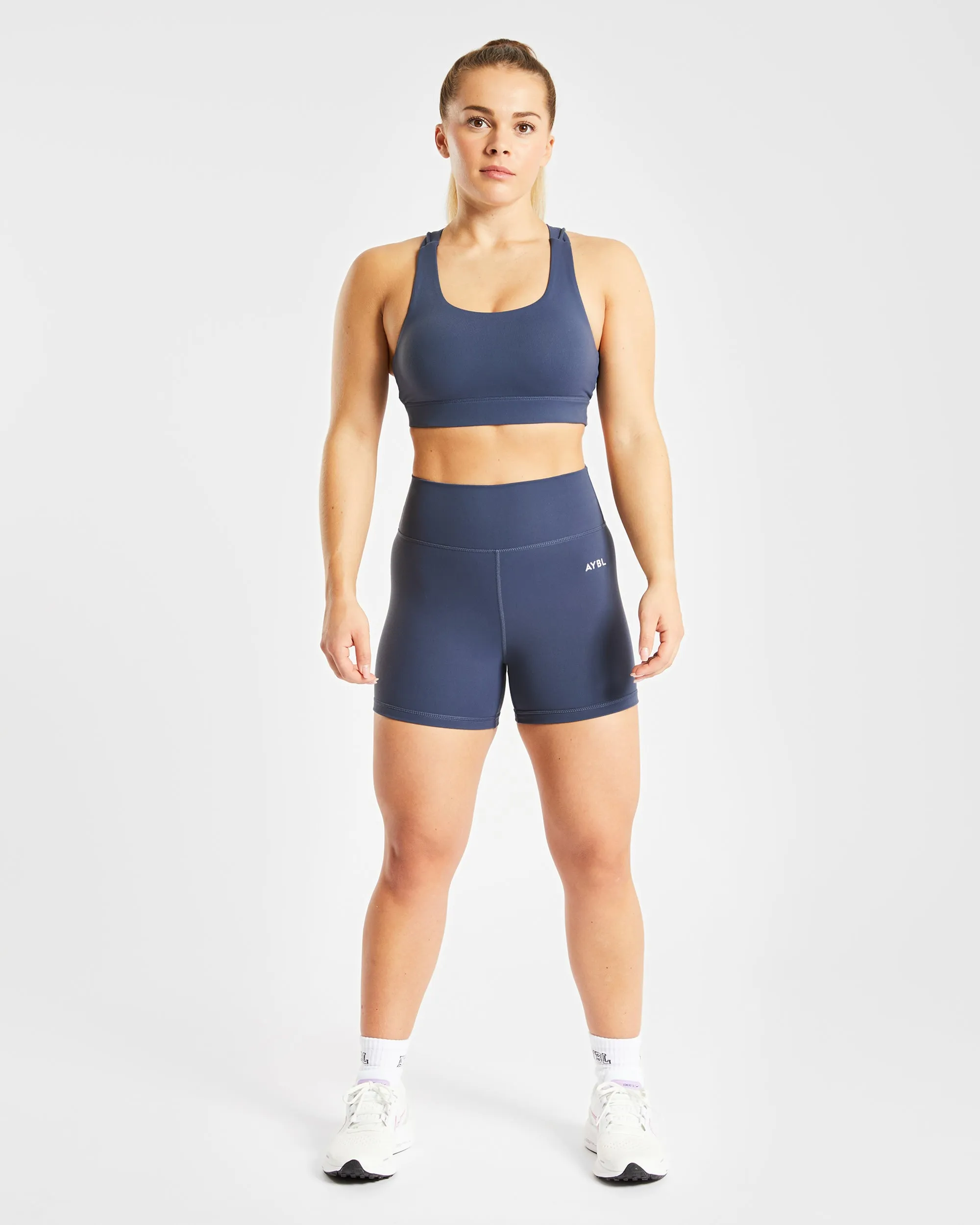 Core Sports Bra - Navy Blue sold by AYBL product image thumbnail 3