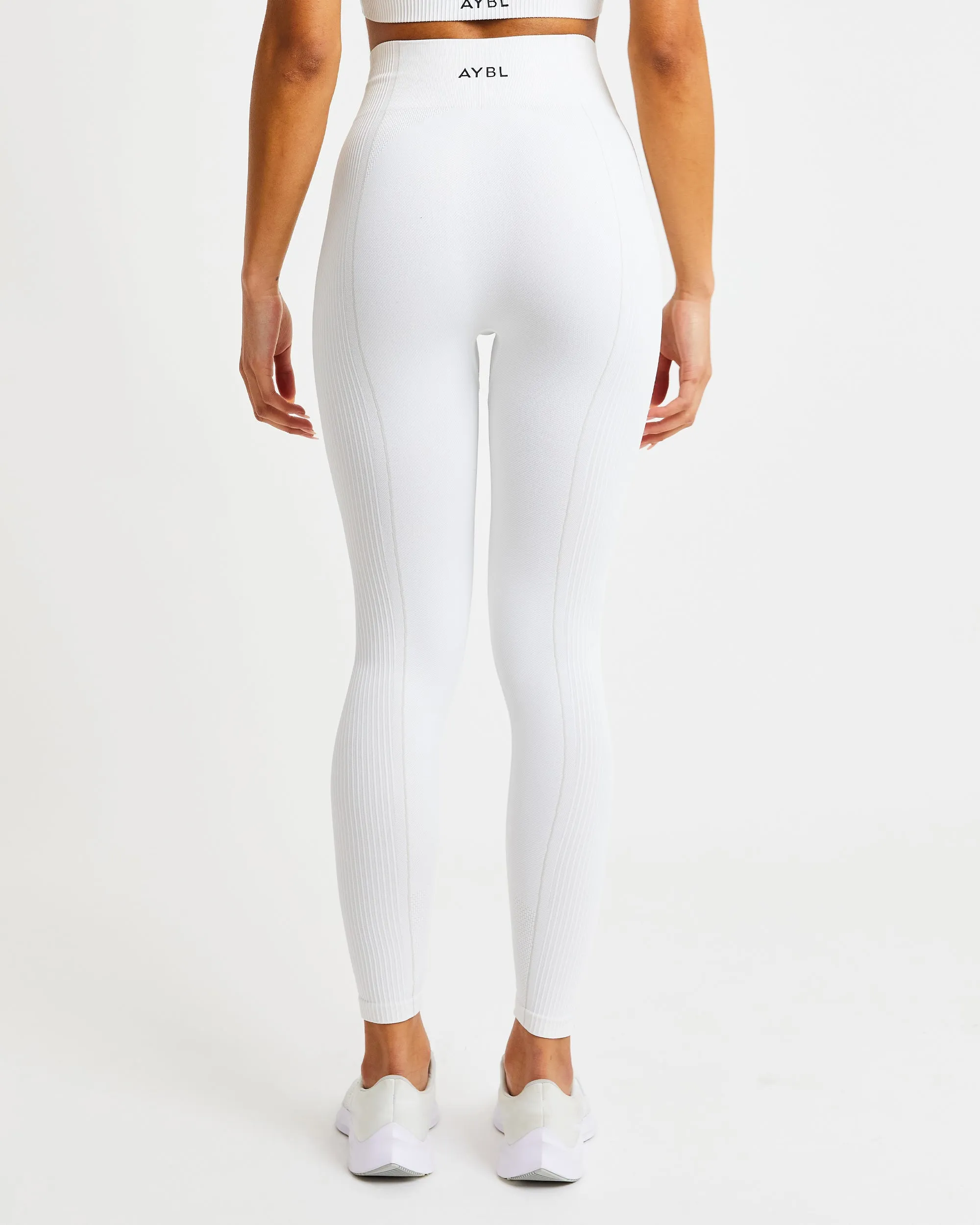 Reflex Seamless Leggings - White sold by AYBL product image thumbnail 2