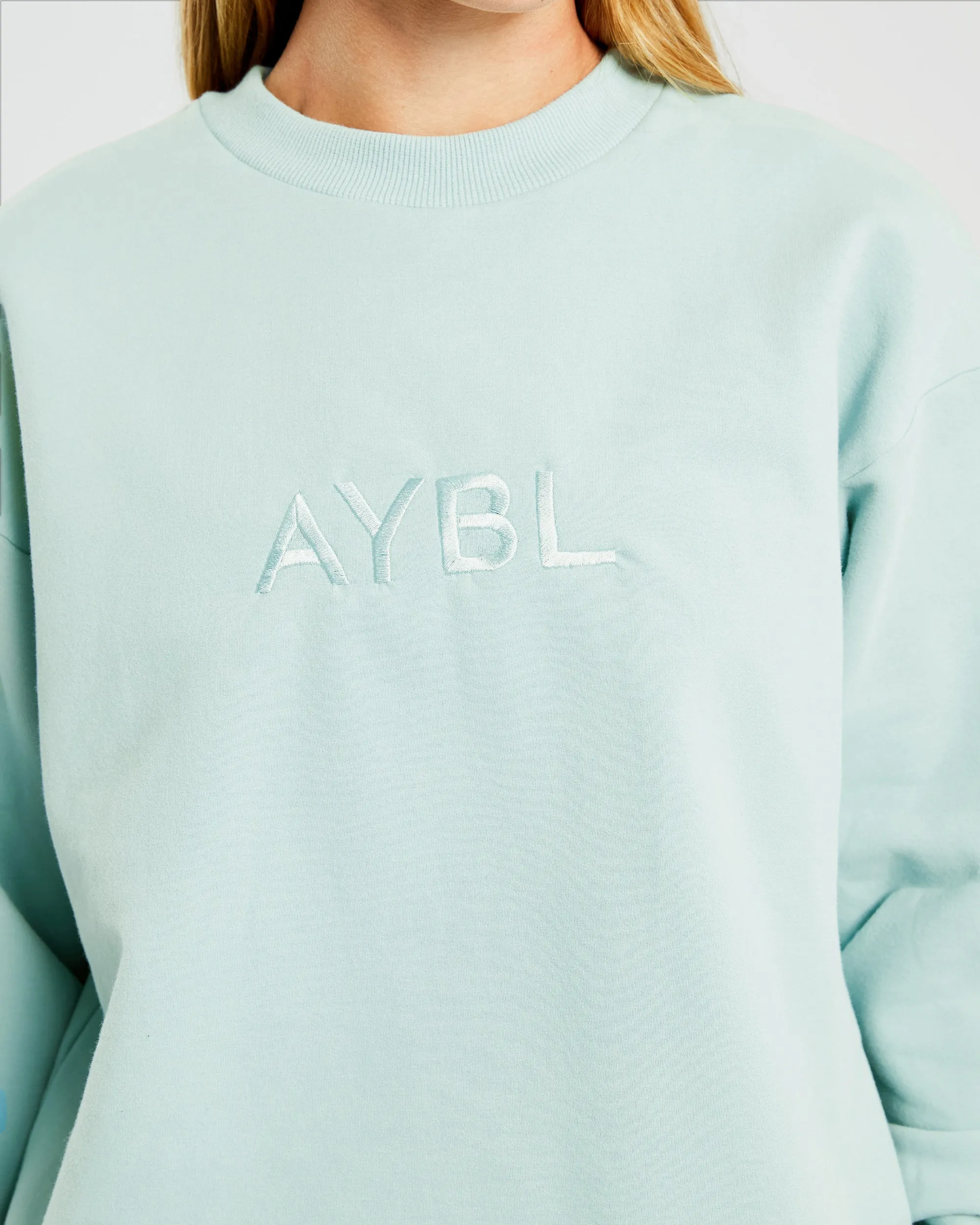 Everyday Relaxed Sweater - Soft Sage sold by AYBL product image thumbnail 5