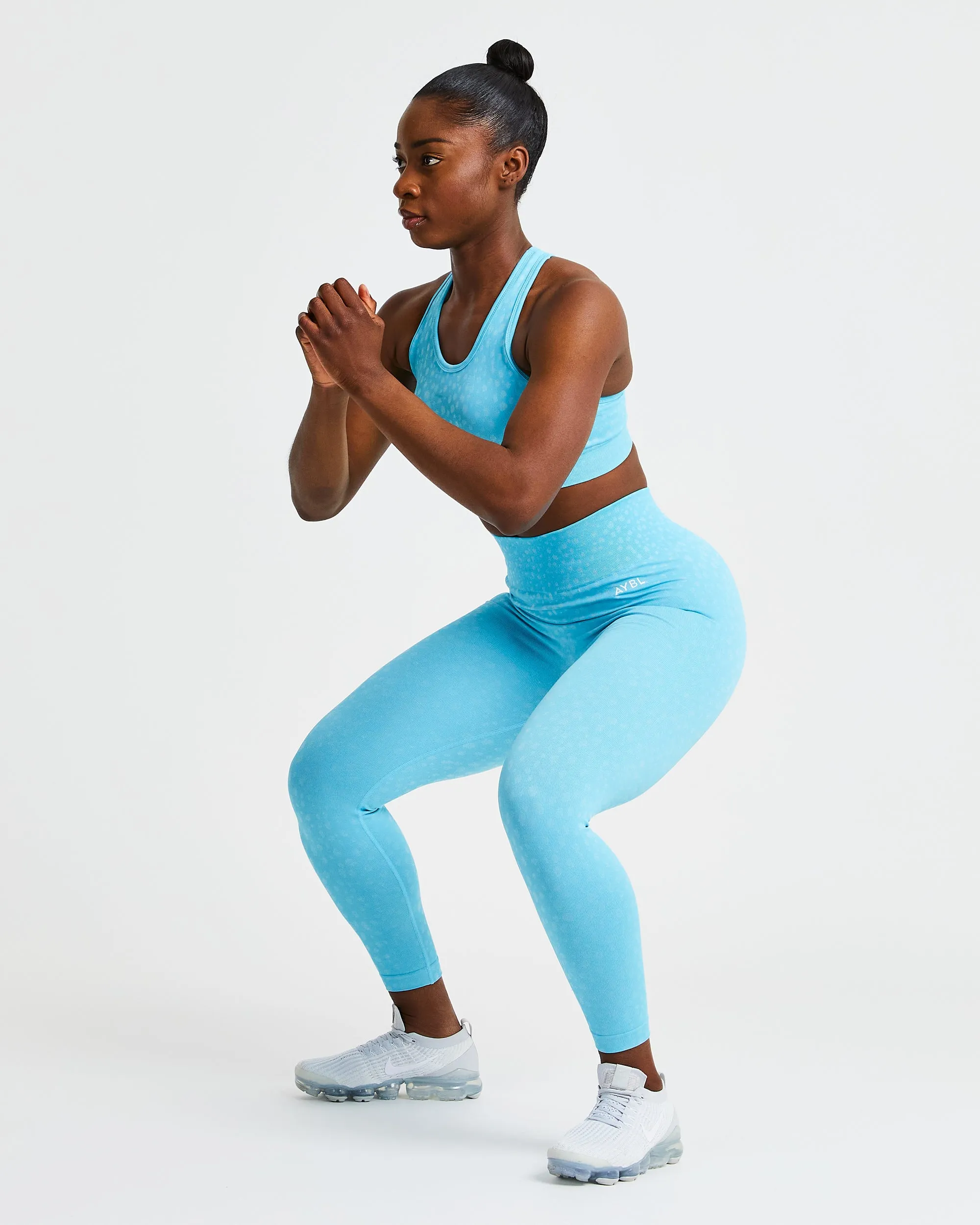 Evolve Speckle Seamless Leggings - Light Blue sold by AYBL product image thumbnail 5