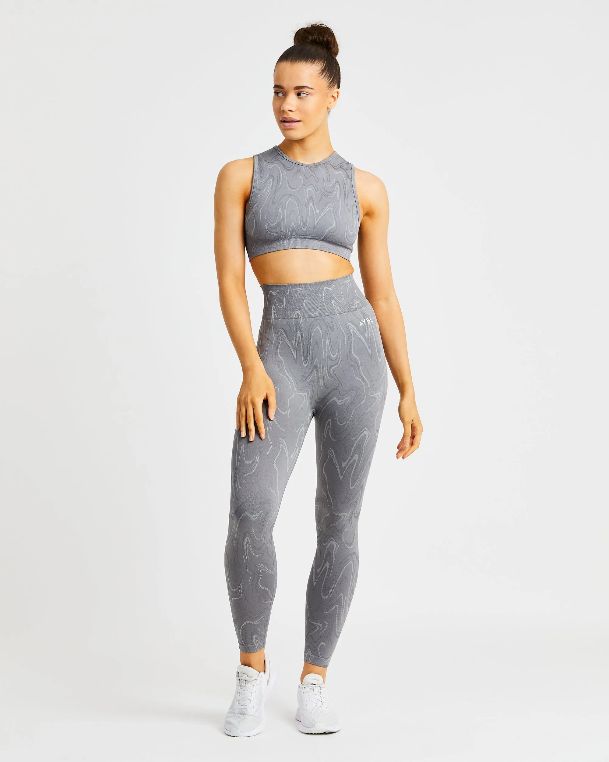 Velocity Seamless Leggings - Grey sold by AYBL product image thumbnail 3