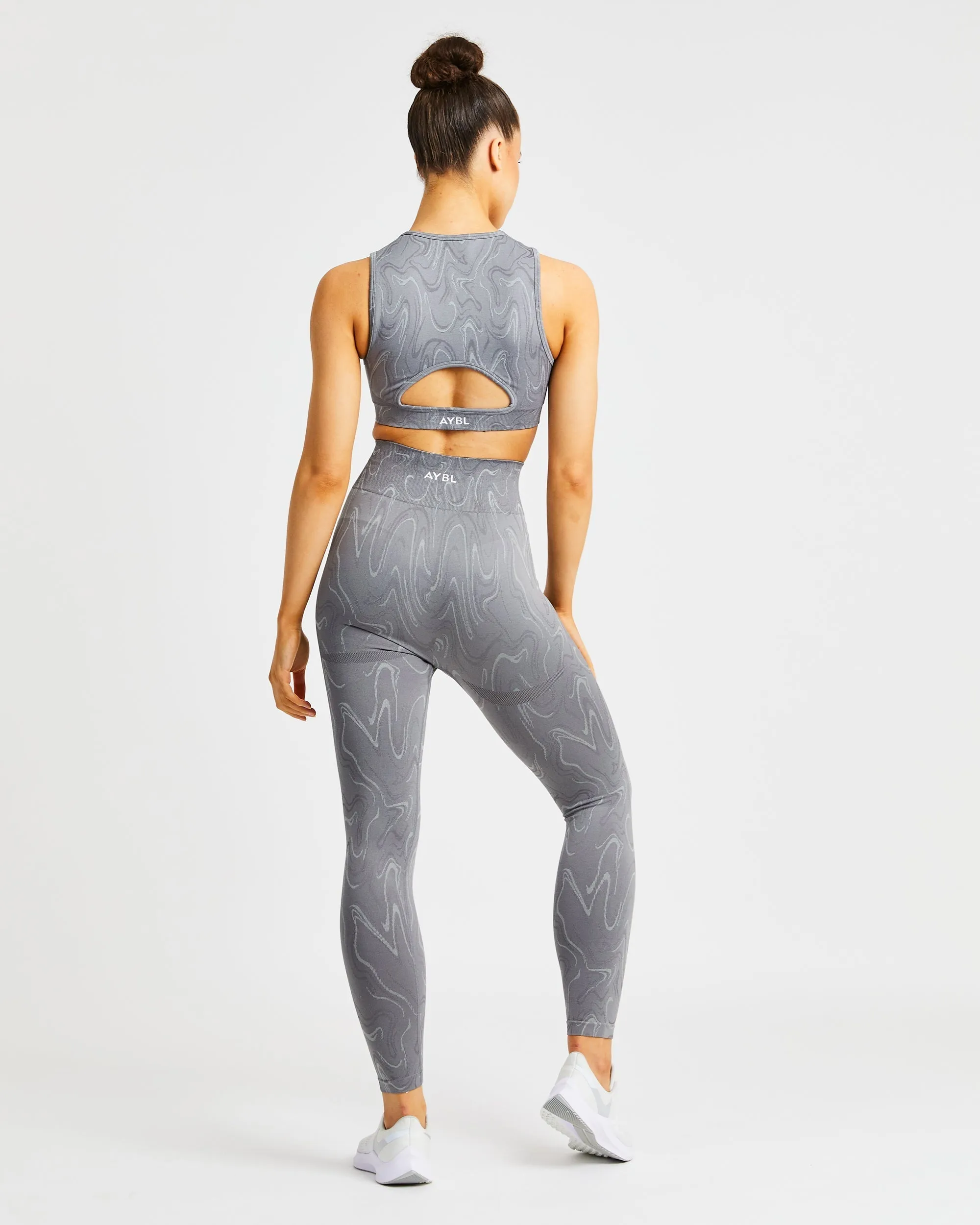 Velocity Seamless Leggings - Grey sold by AYBL product image thumbnail 4