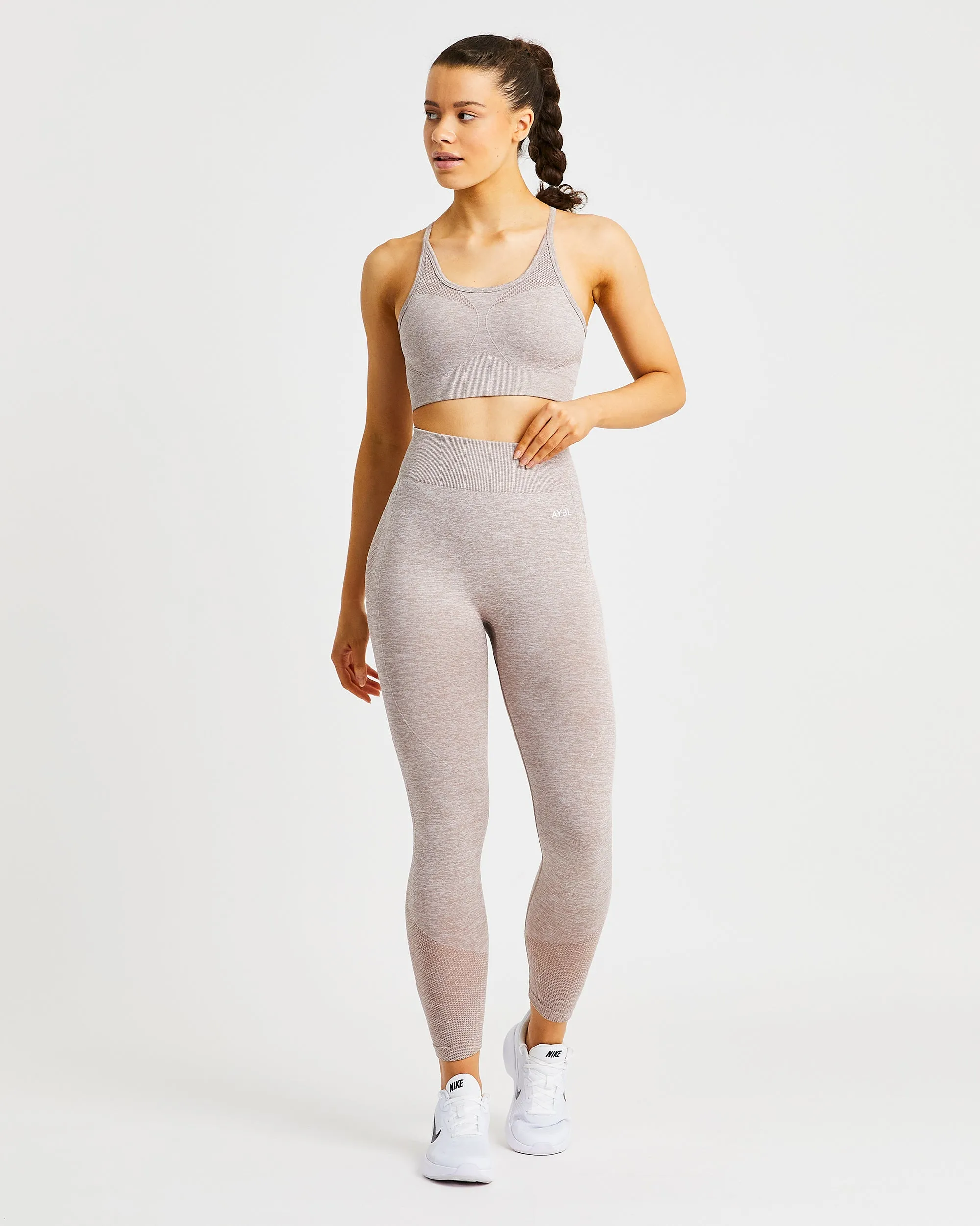 Motion Seamless Leggings - Soft Beige sold by AYBL product image thumbnail 3