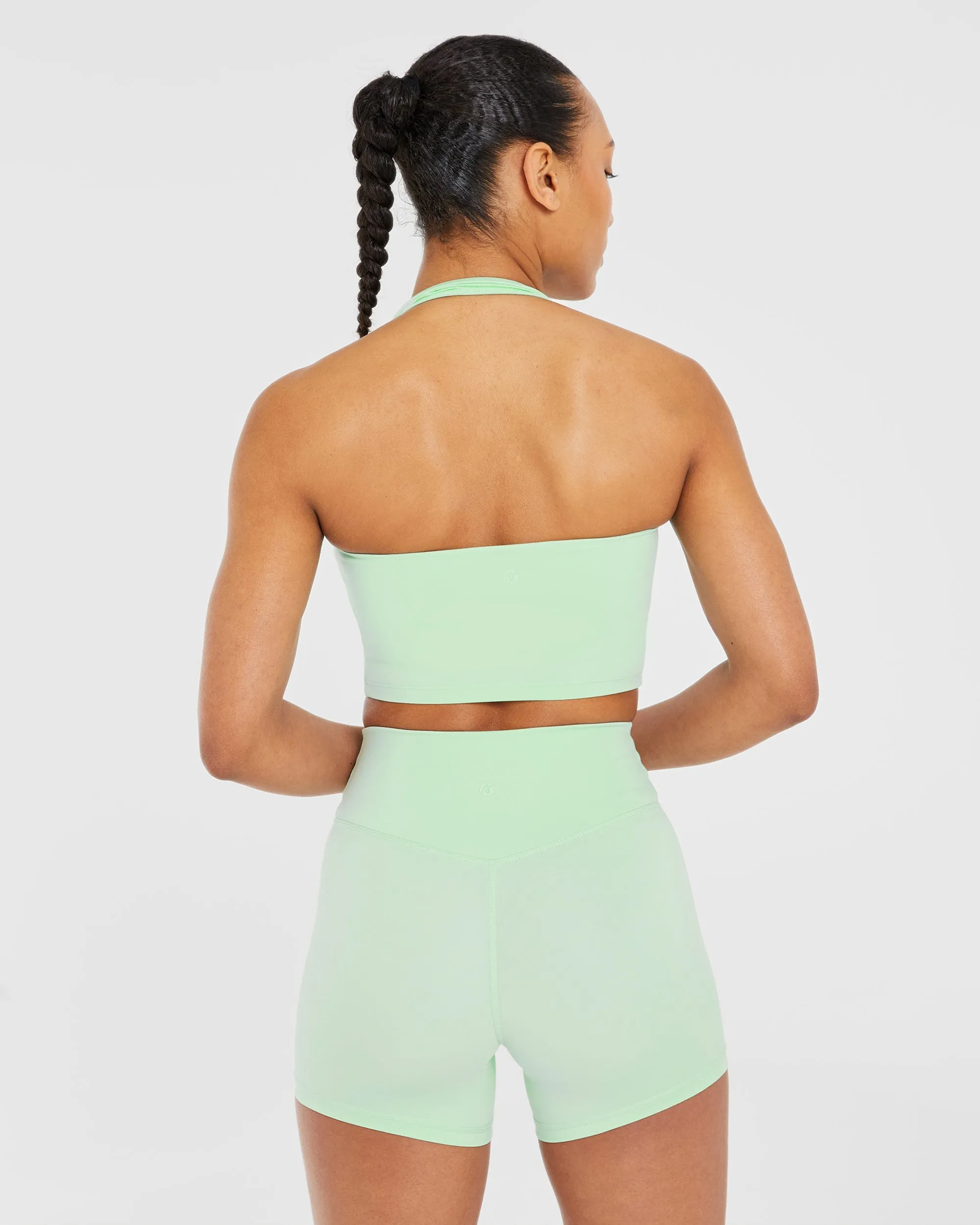 Staple Halterneck Crop Top - Mint Green sold by AYBL product image thumbnail 2