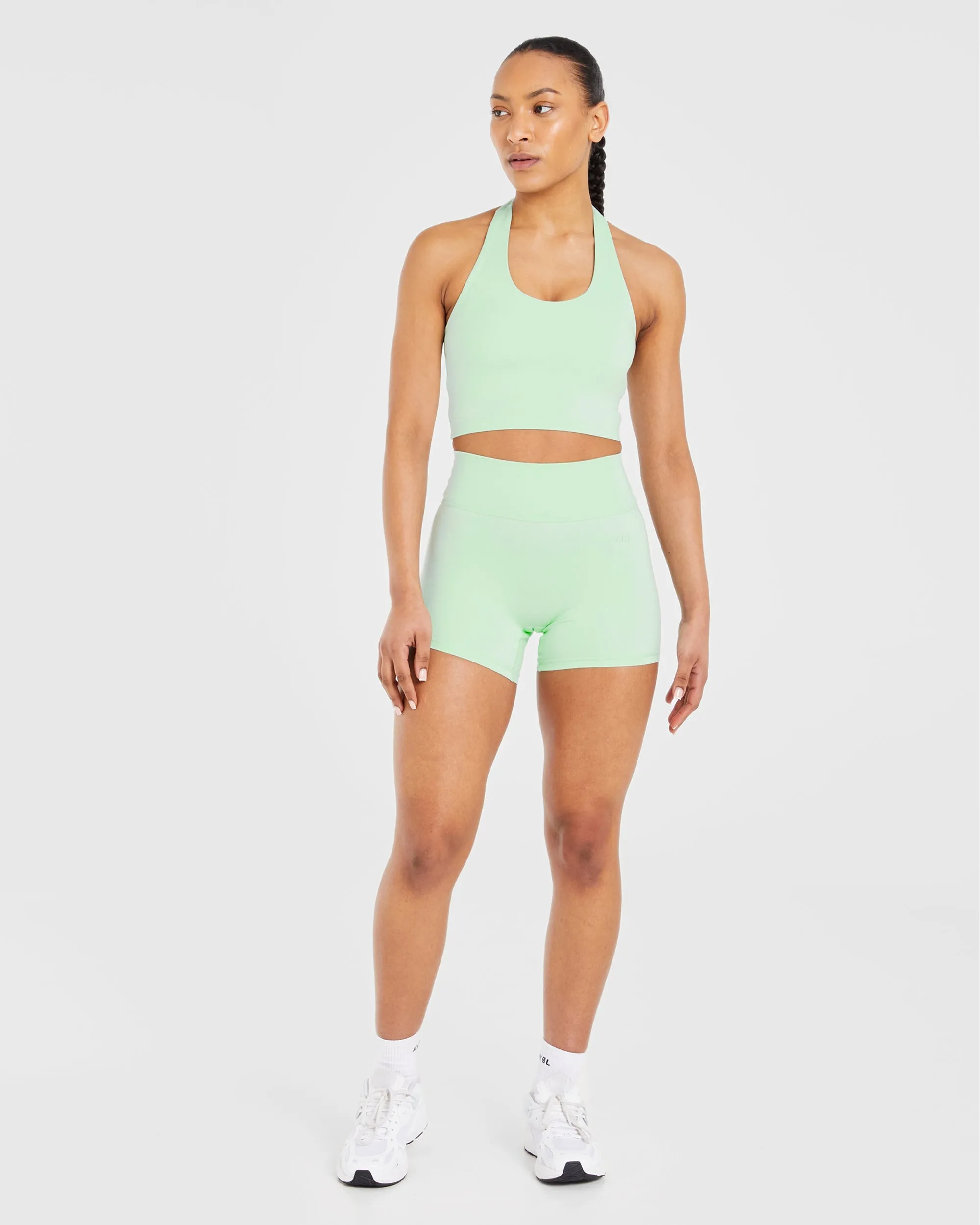 Staple Halterneck Crop Top - Mint Green sold by AYBL product image thumbnail 3