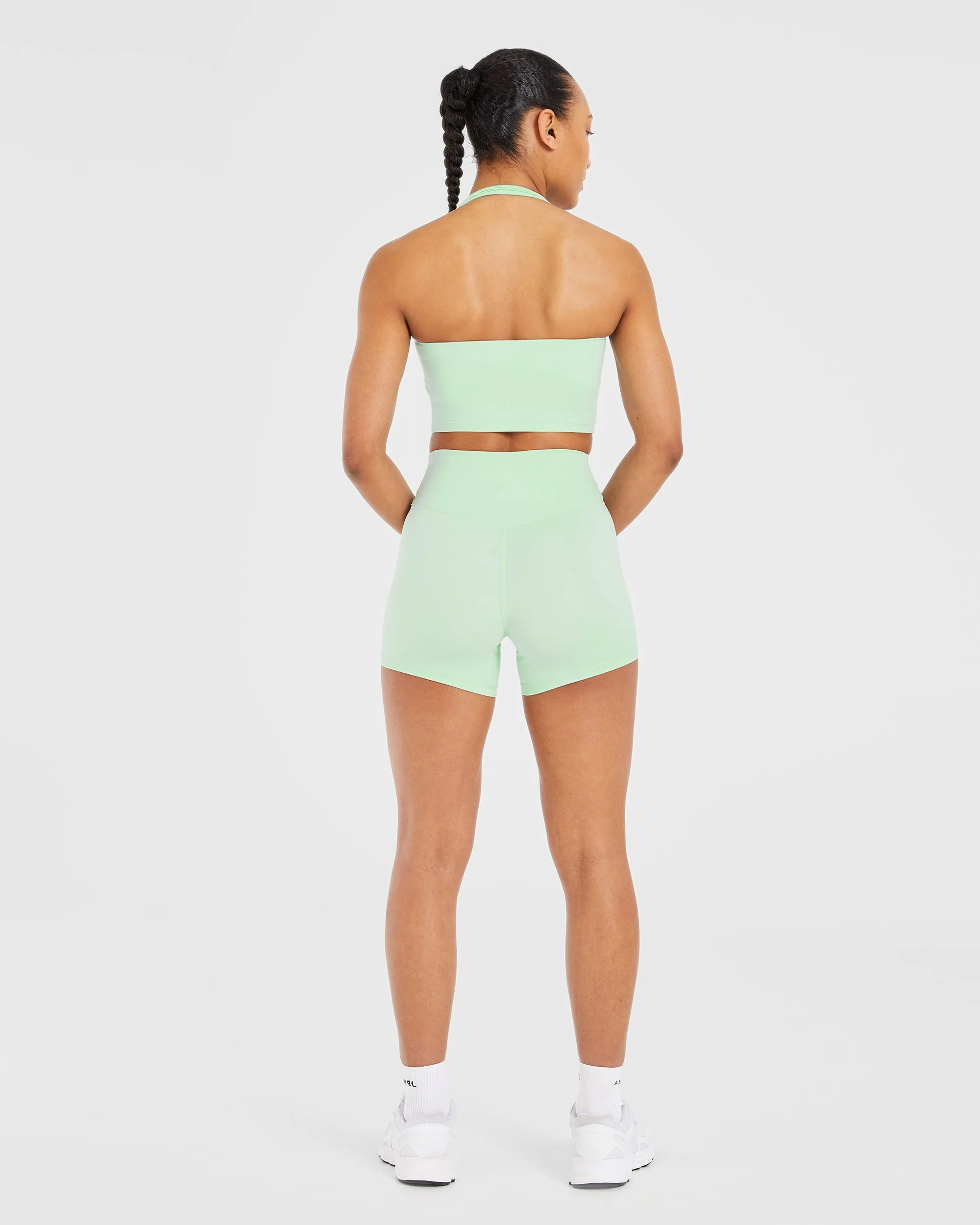 Staple Halterneck Crop Top - Mint Green sold by AYBL product image thumbnail 4