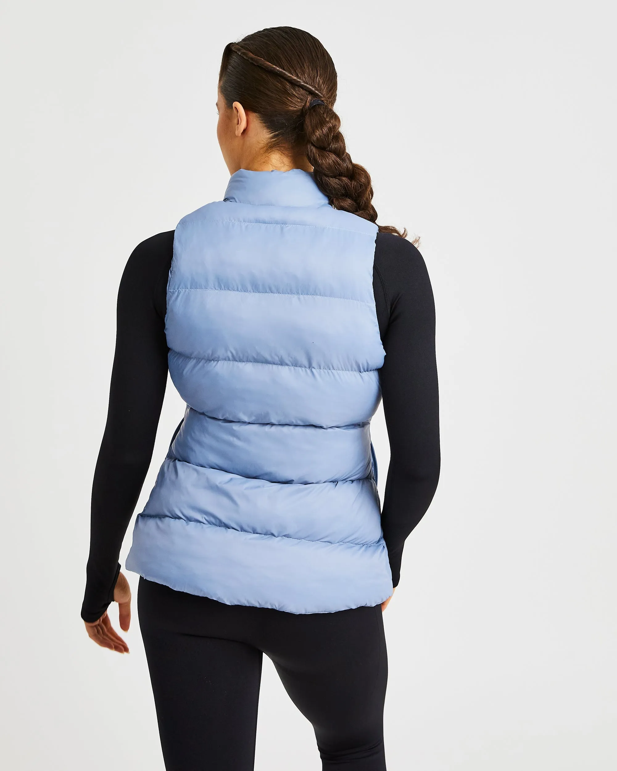Everyday Gilet - Chambray Blue sold by AYBL product image thumbnail 2