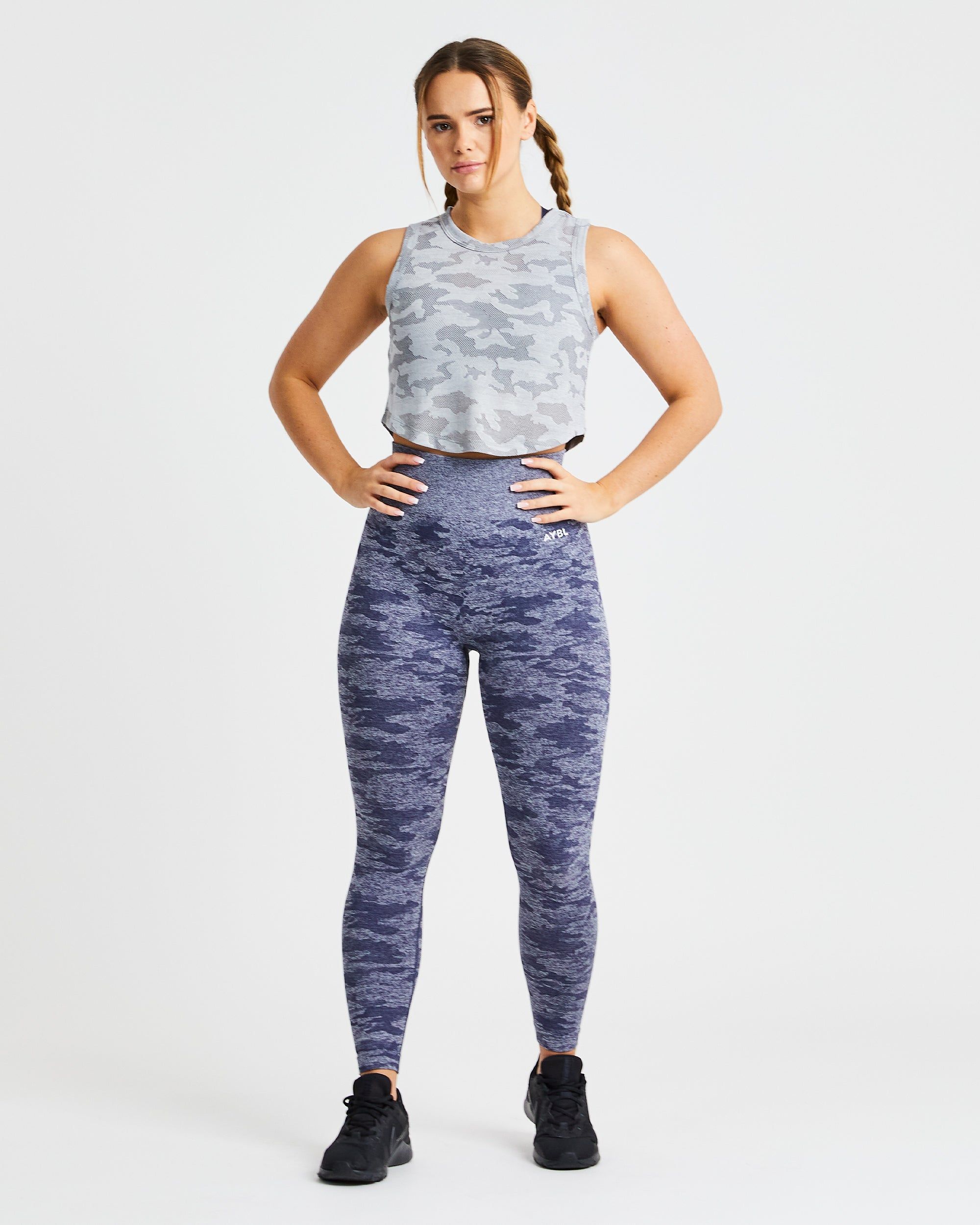Evolve Camo Crop Vest - Grey sold by AYBL product image thumbnail 3