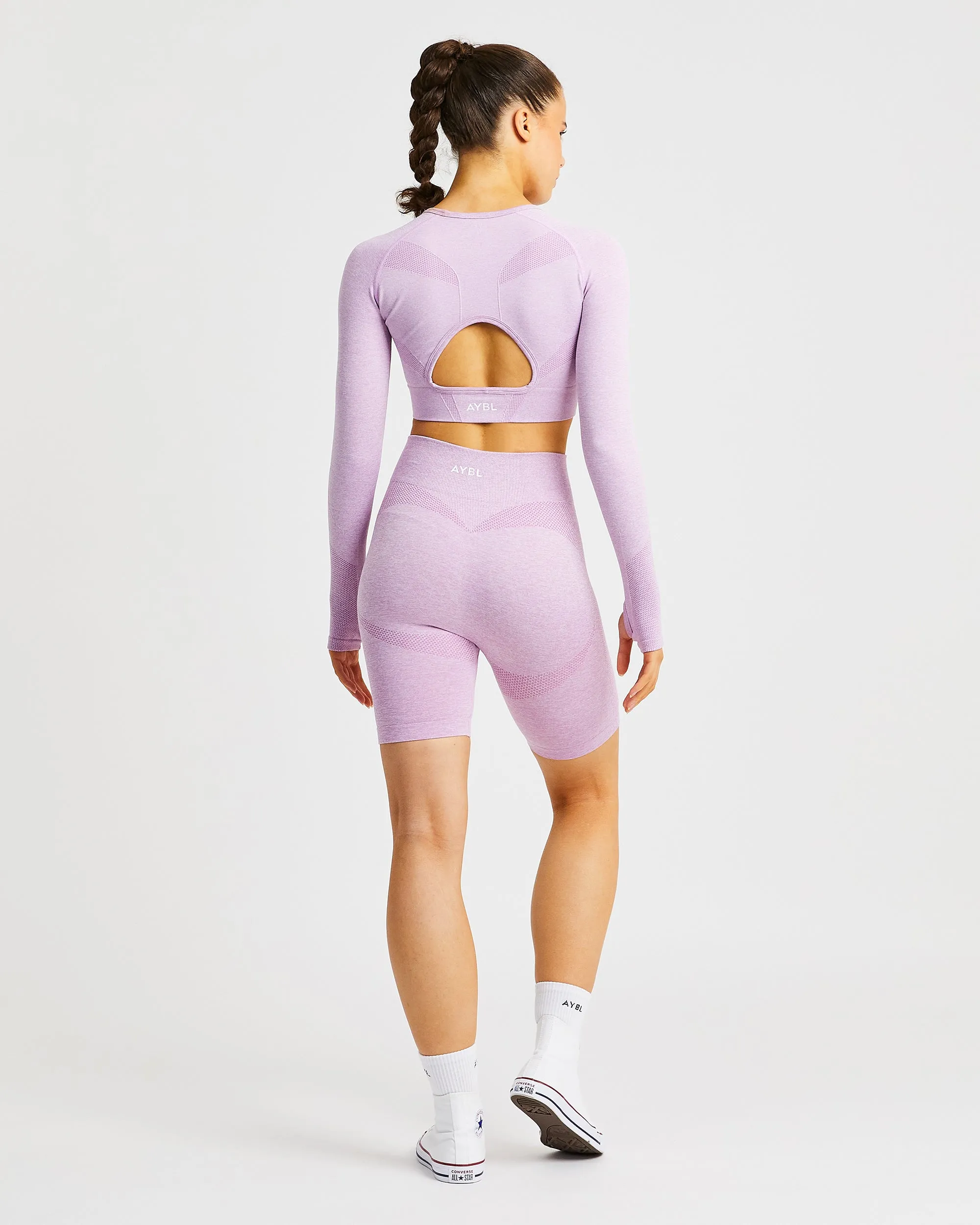 Motion Seamless Cycling Shorts - Pink sold by AYBL product image thumbnail 4