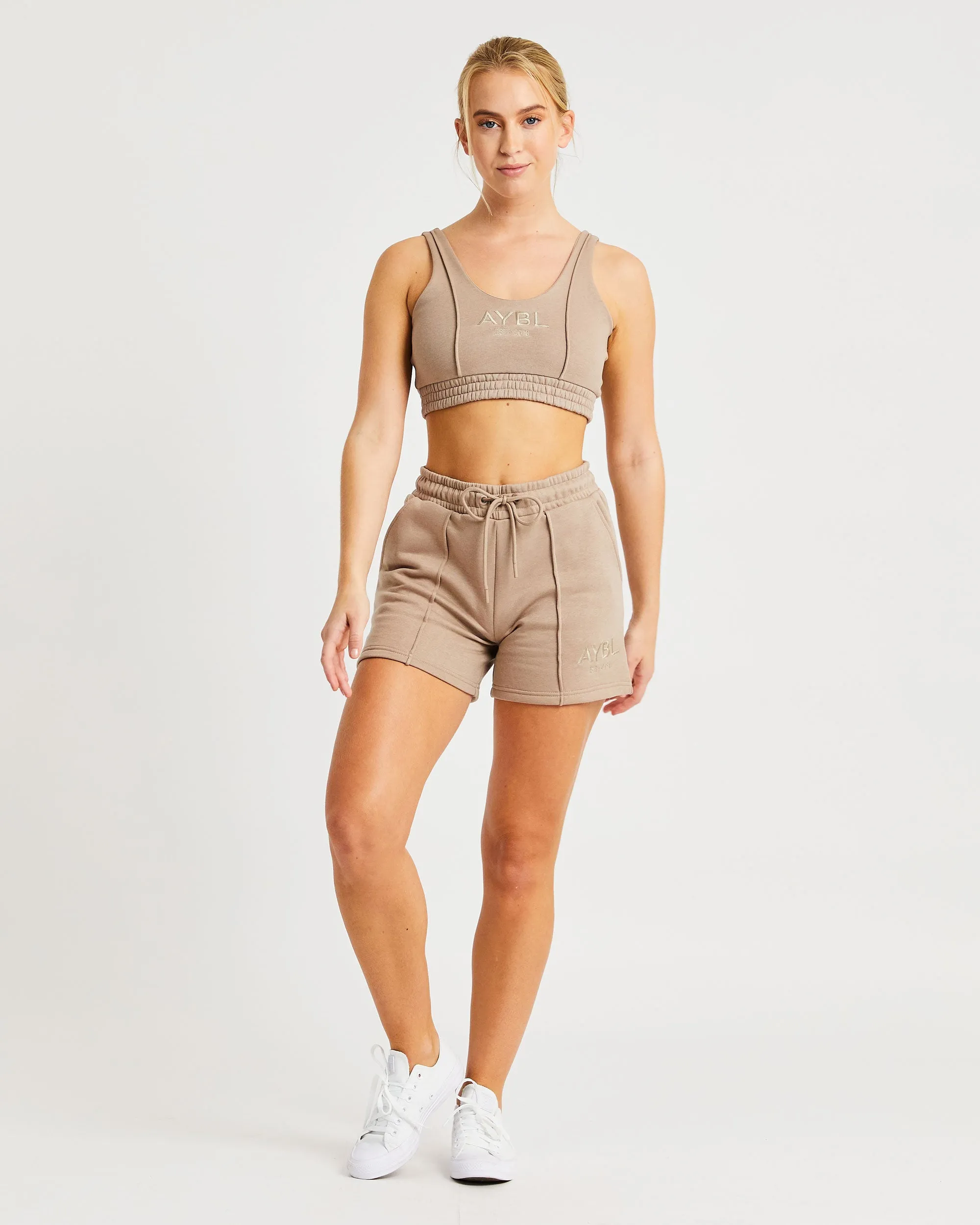 Luxe Shorts - Mocha sold by AYBL product image thumbnail 3